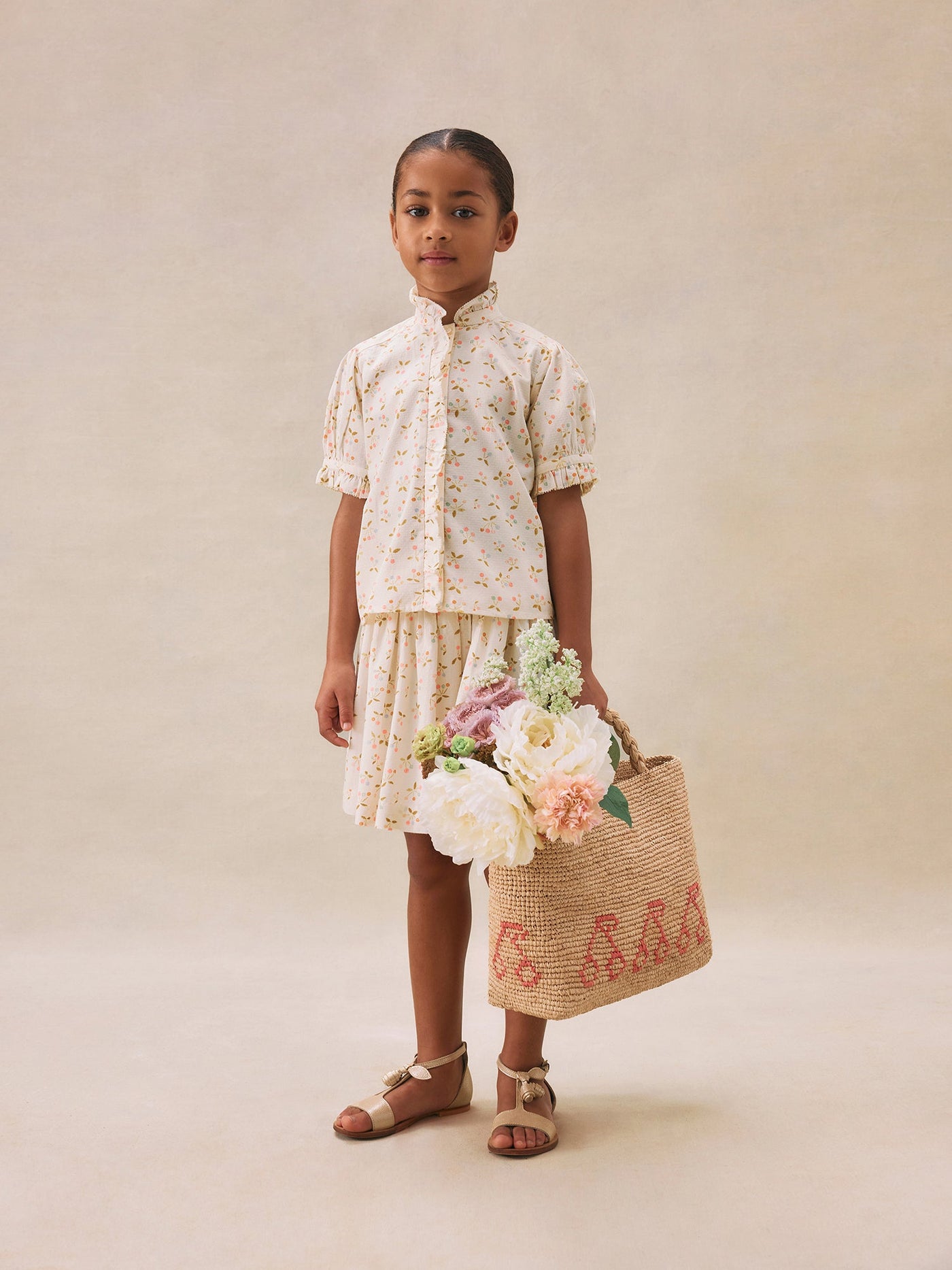 Look fille été 2025 Ensemble cerises