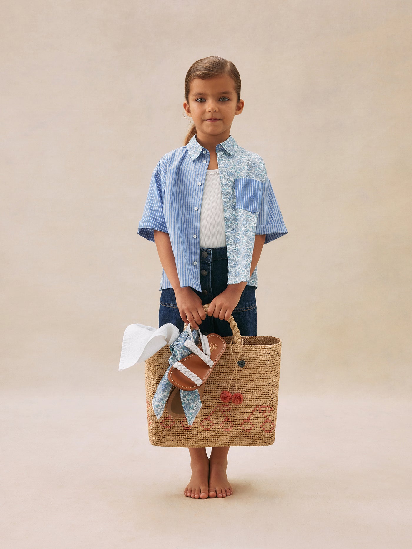 Look fille été 2025 Patchwork