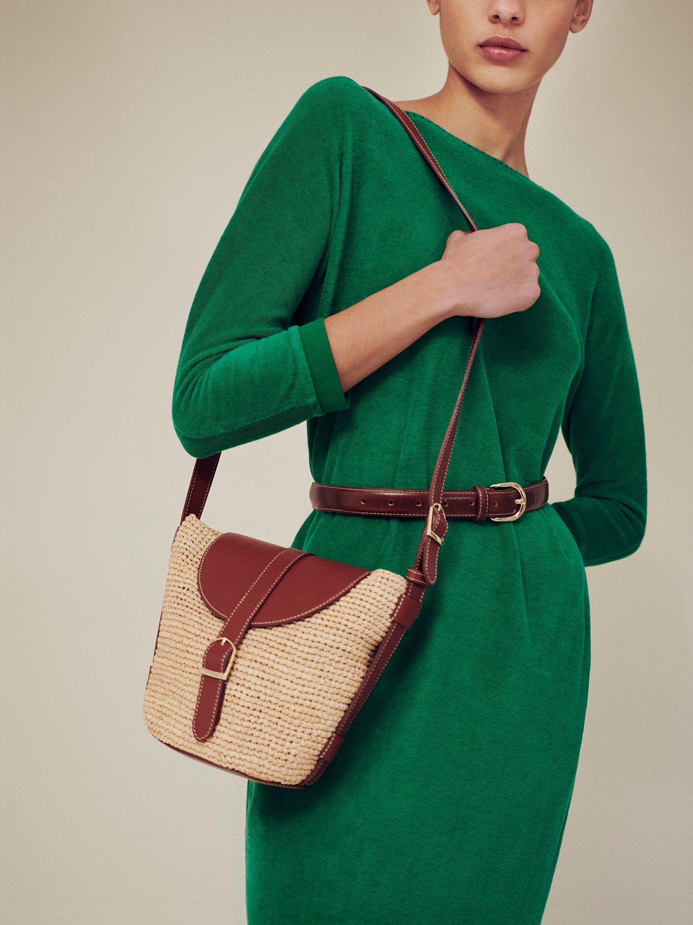 Look femme été 2025 Robe verte