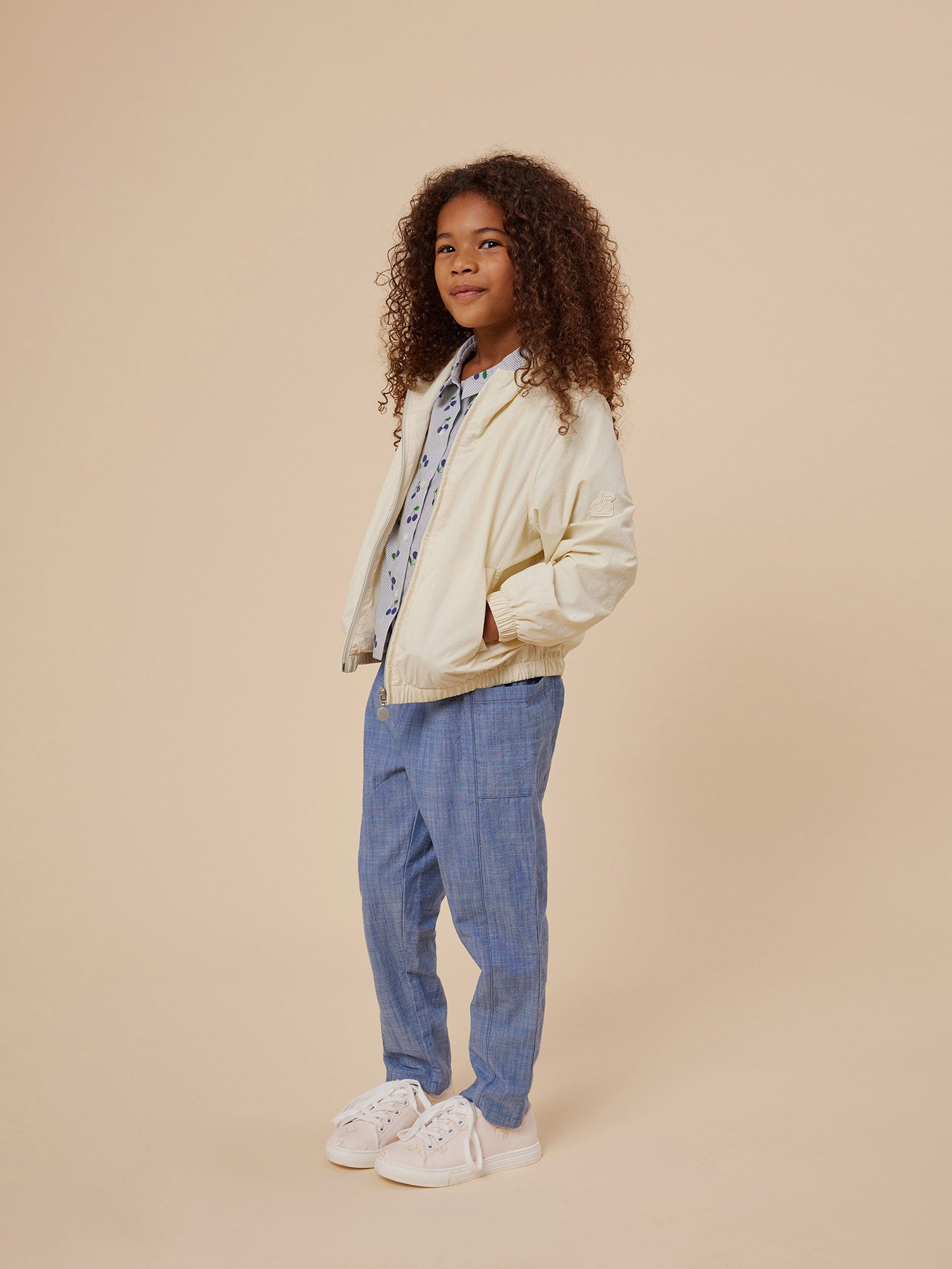 Look fille ete 2024 veste de pluie zippee Bonpoint