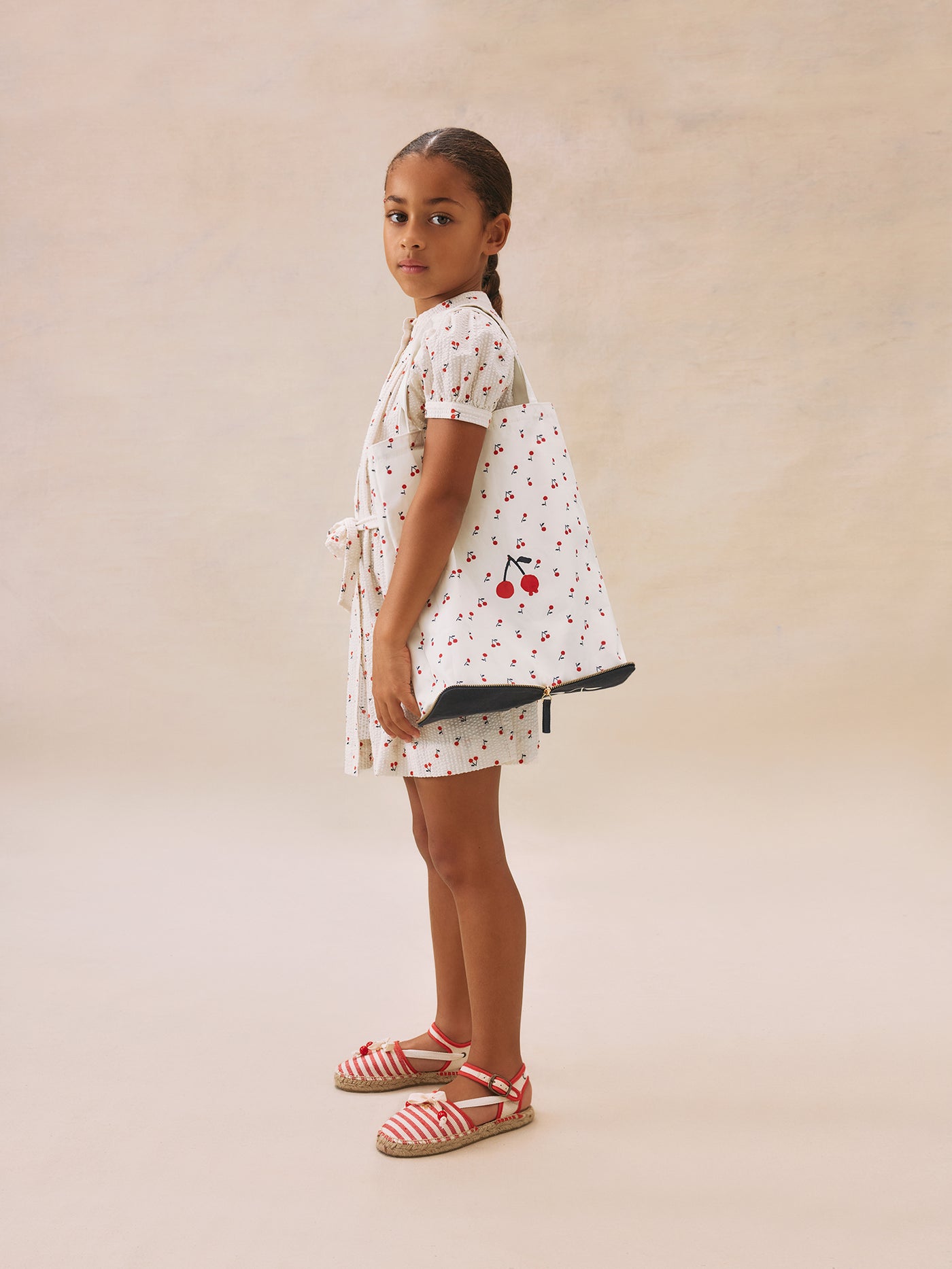 Look fille été 2025 Robe cerises