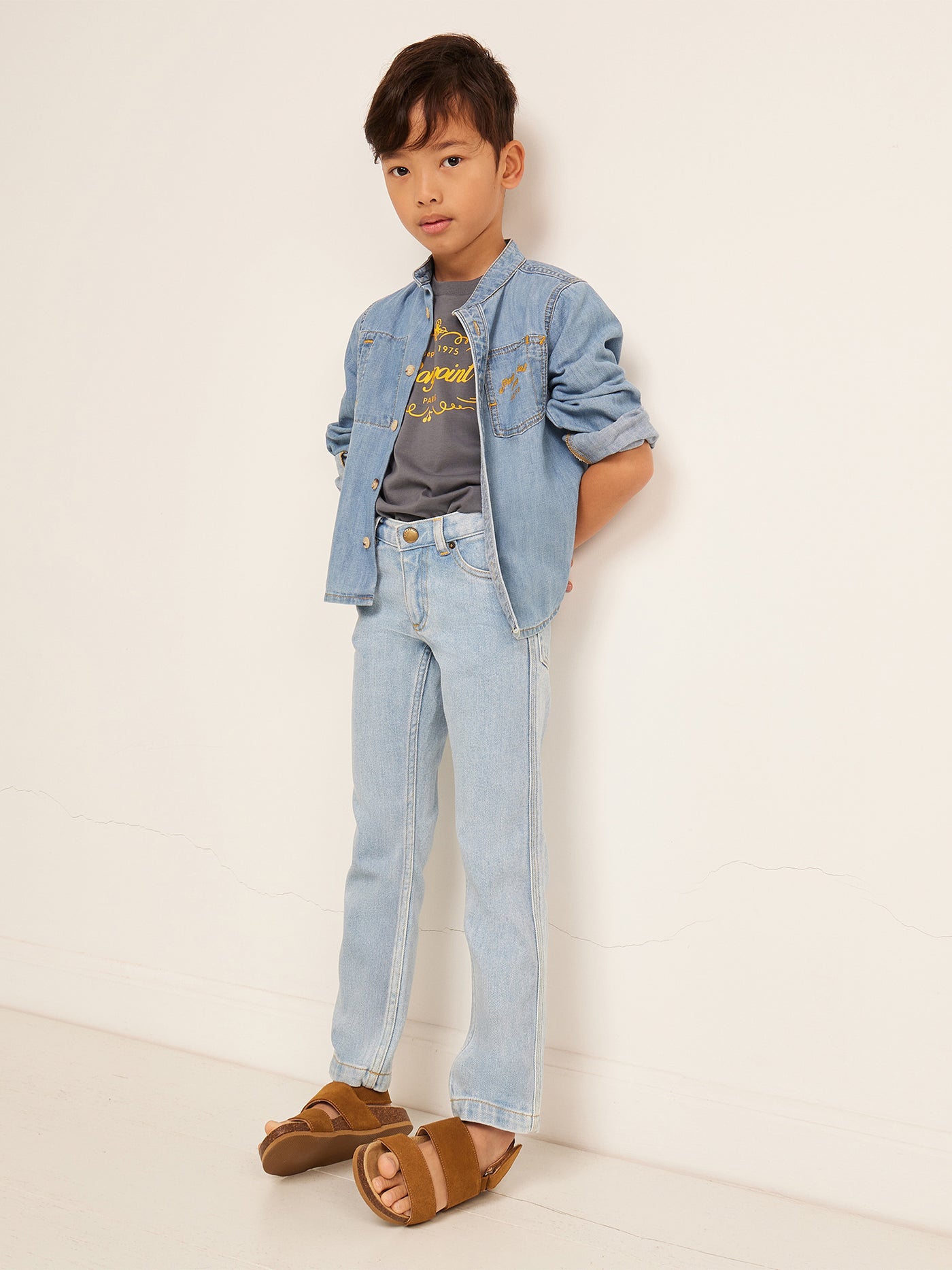 LOOK GARCON ETE 2023 JEAN BLEU