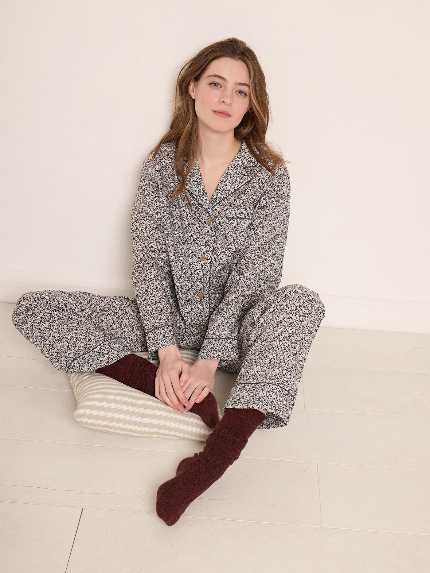 Look femme hiver 2023 pyjama liberty