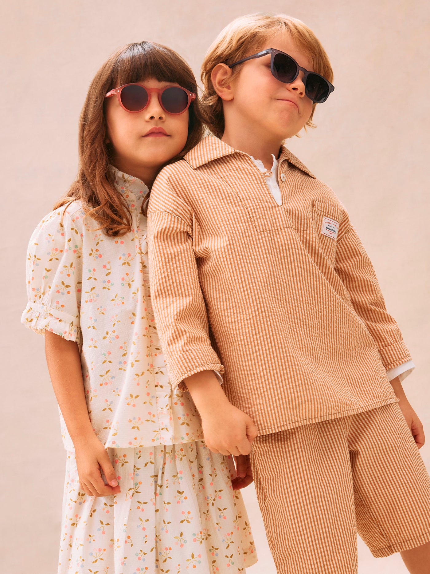 Lunettes Junior Bonpoint x Izipizi rose fané