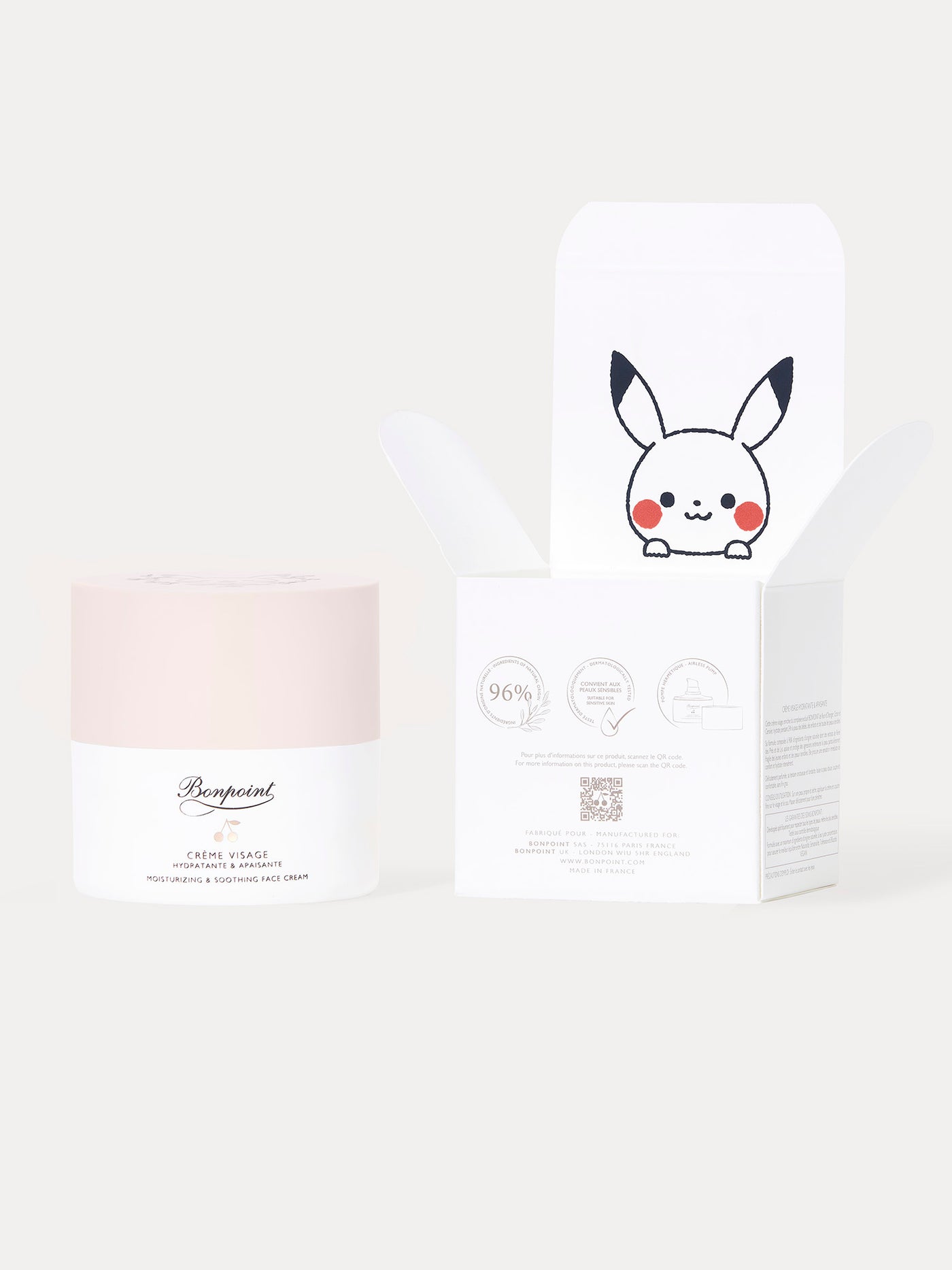 Crème visage hydratante airless 50 ml - Edition limitée Pokémon