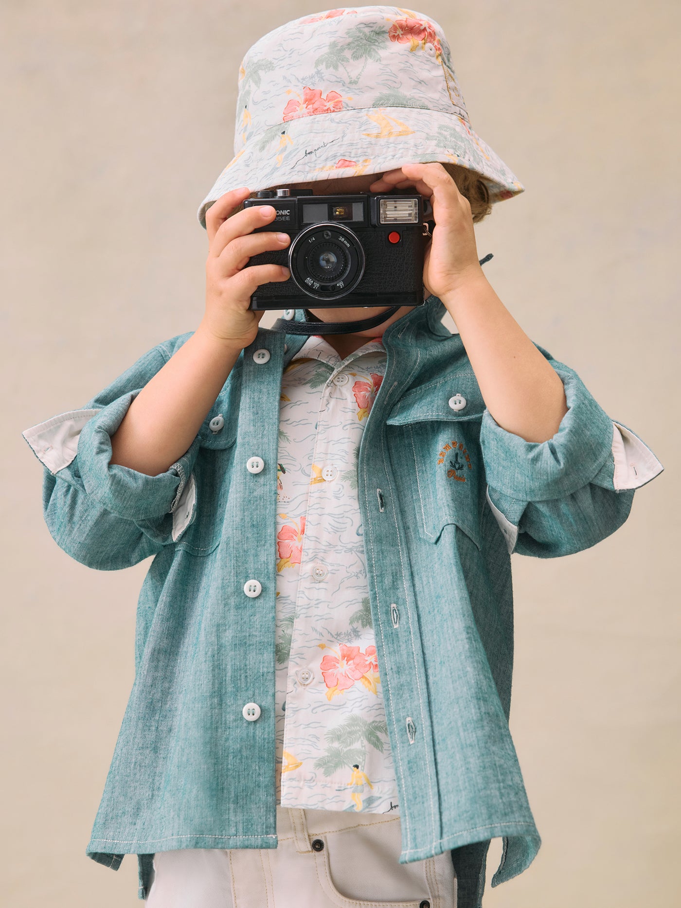 Chemise en chambray brodée Eddy