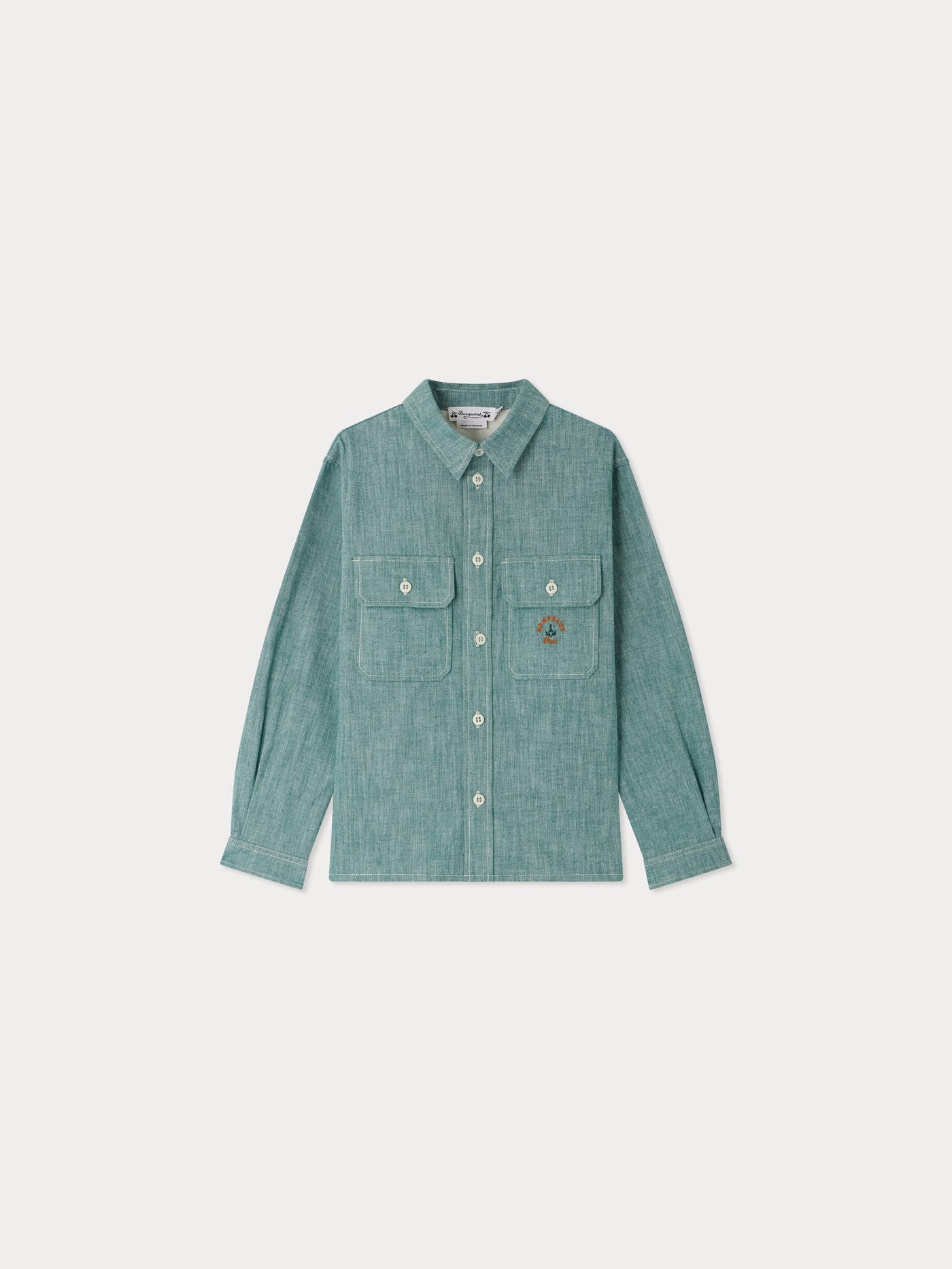 Chemise en chambray brodée Eddy