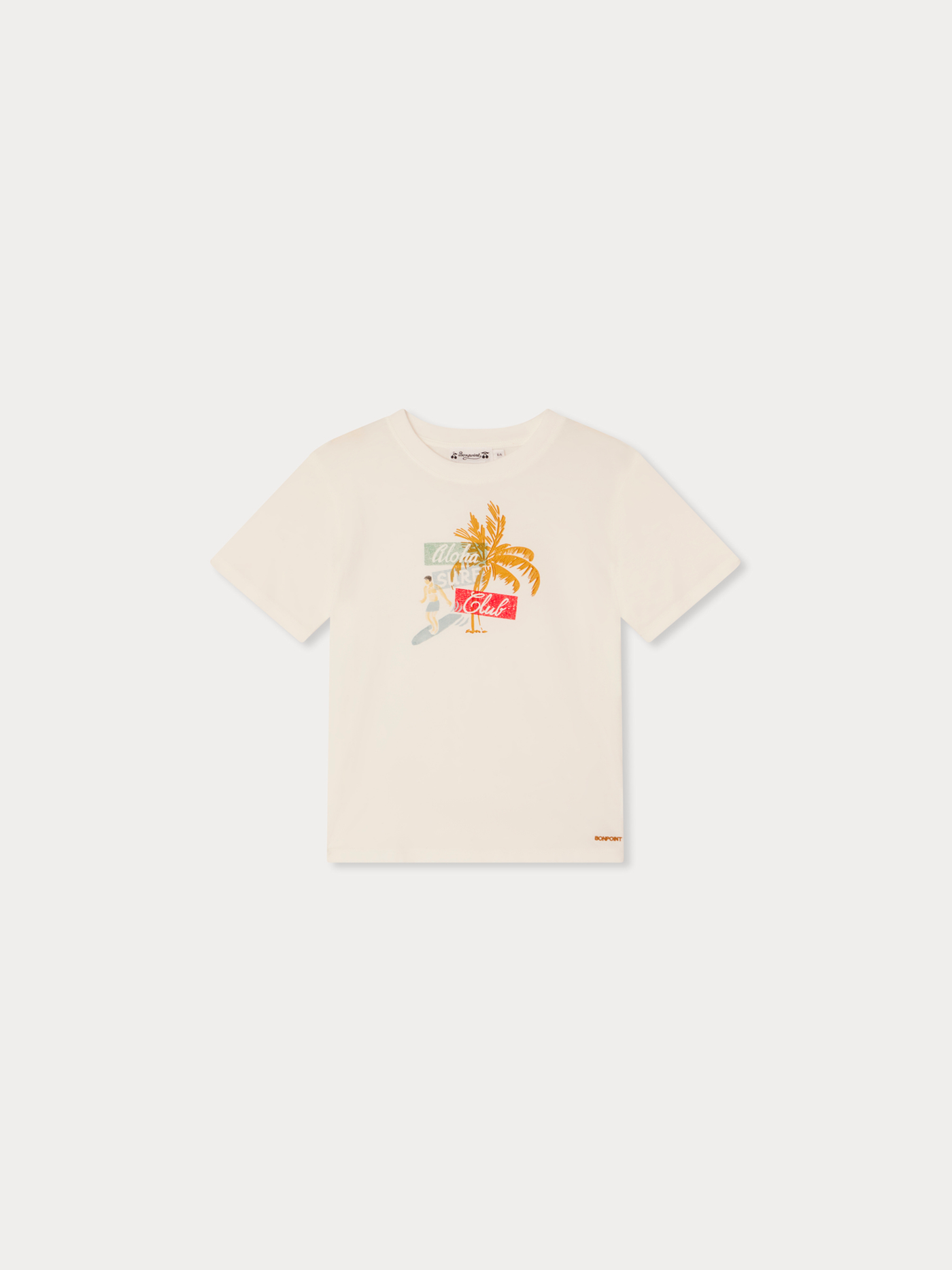 T-shirt Thibald imprimé Aloha en coton biologique