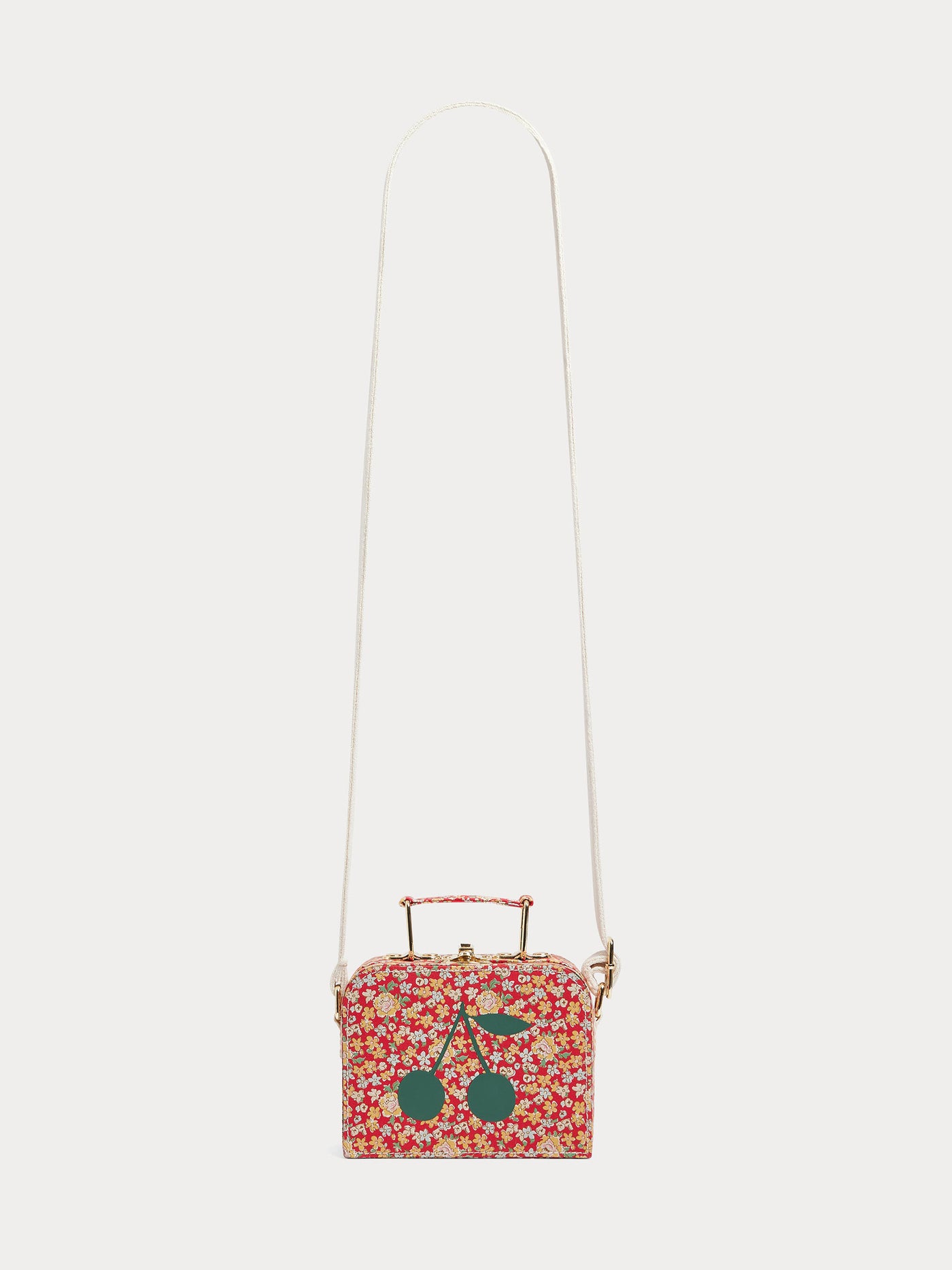 Sac valisette porté travers en tissu Liberty Aimane