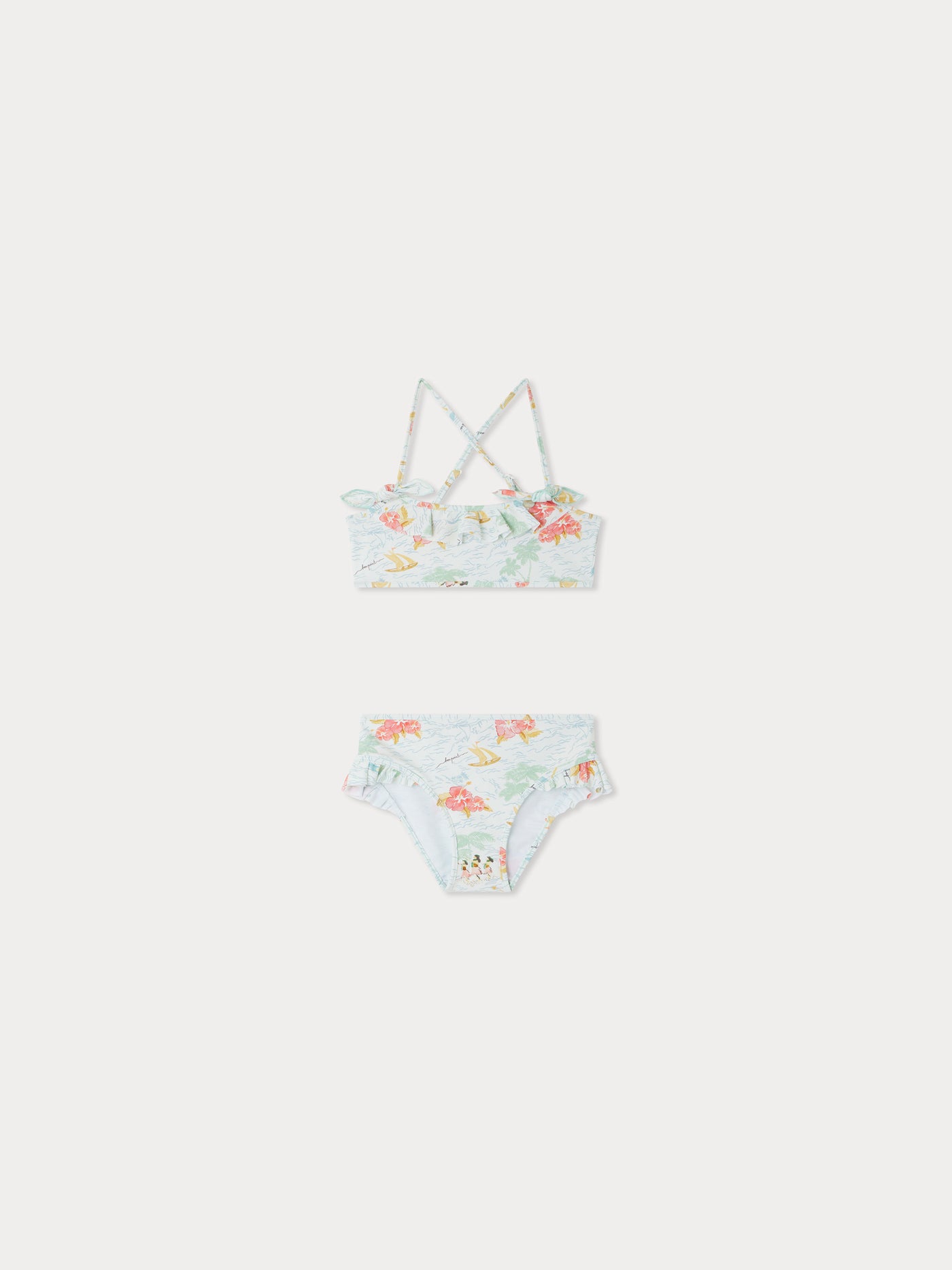 Maillot de bain  deux-pièces à motifs Abigael