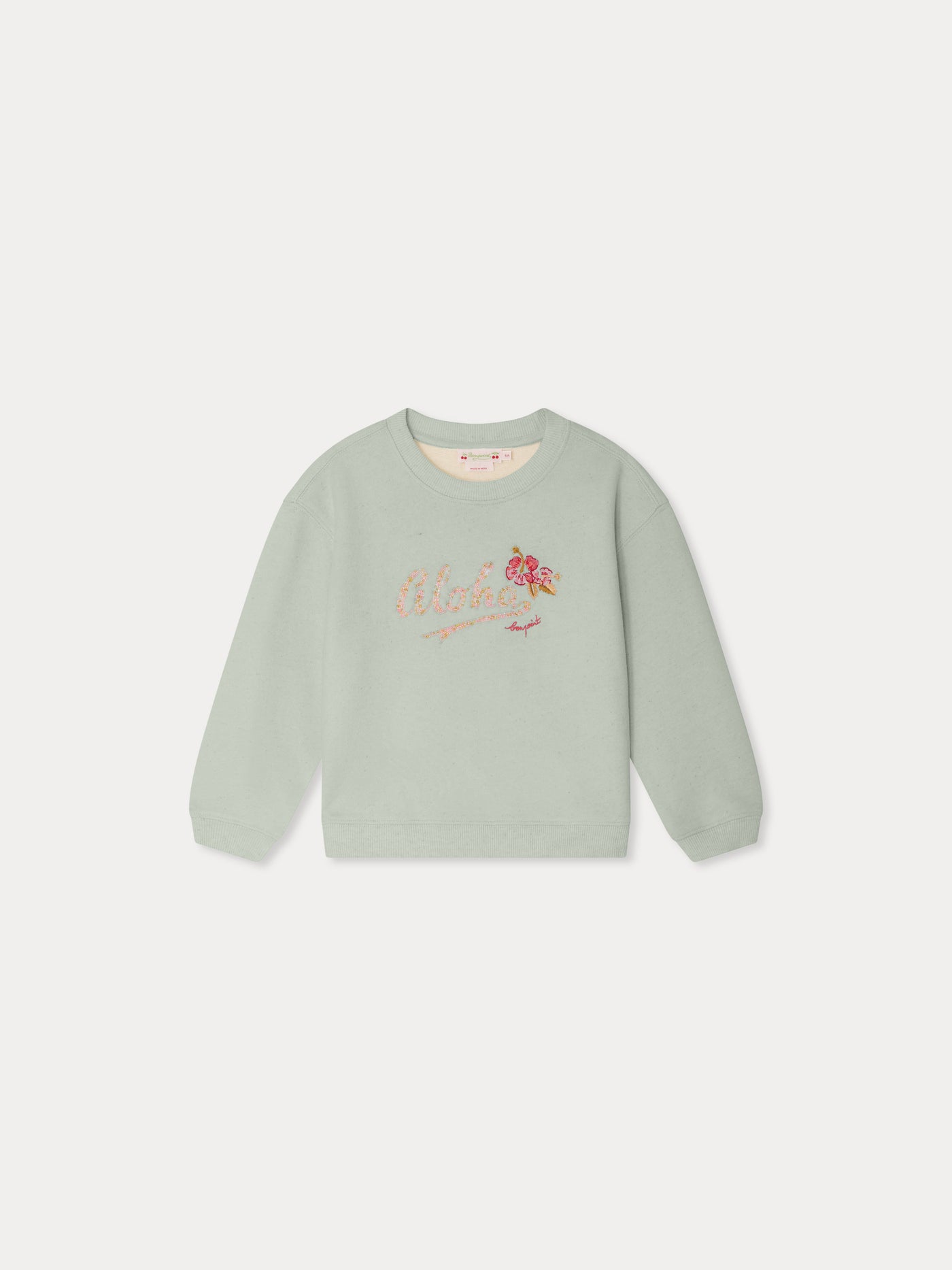 Sweat en molleton brodé Edwige