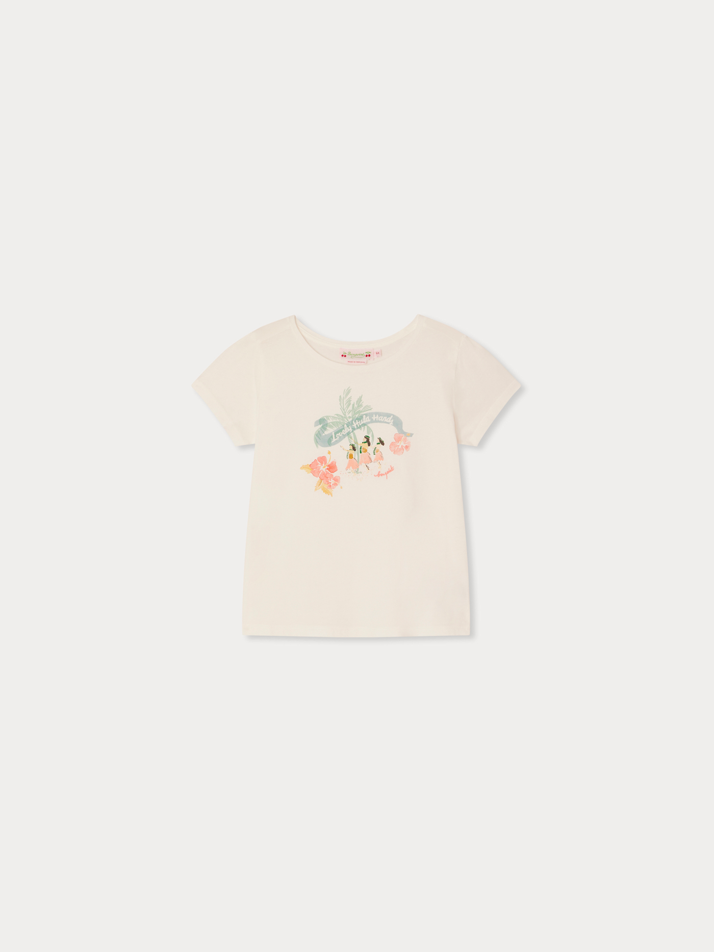 T-shirt Capricia imprimé Hawaii en coton biologique