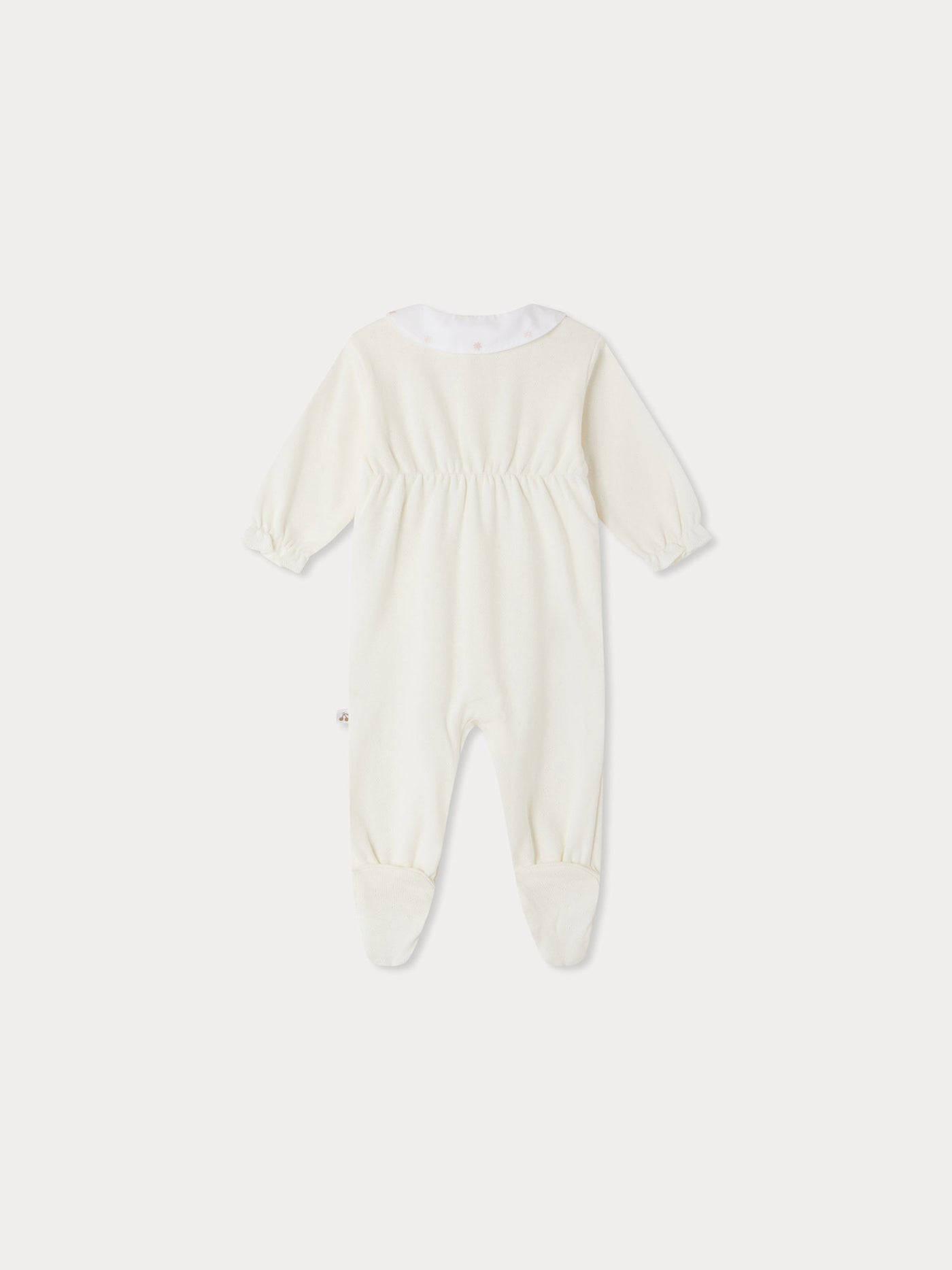Pyjama Tintina en maille pointelle à col brodé