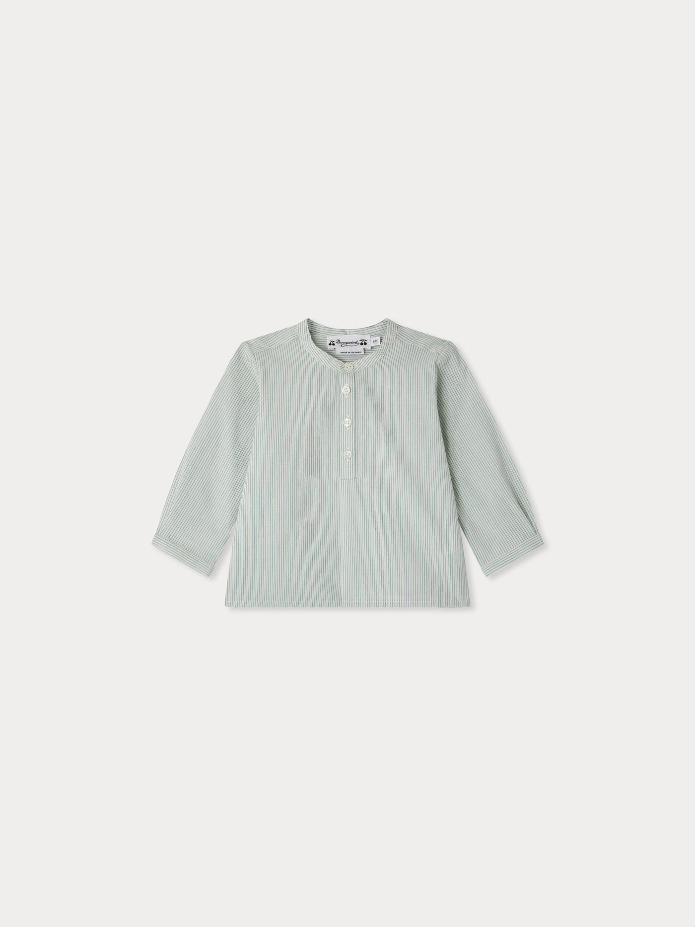 Chemise Polisson rayée à col mao