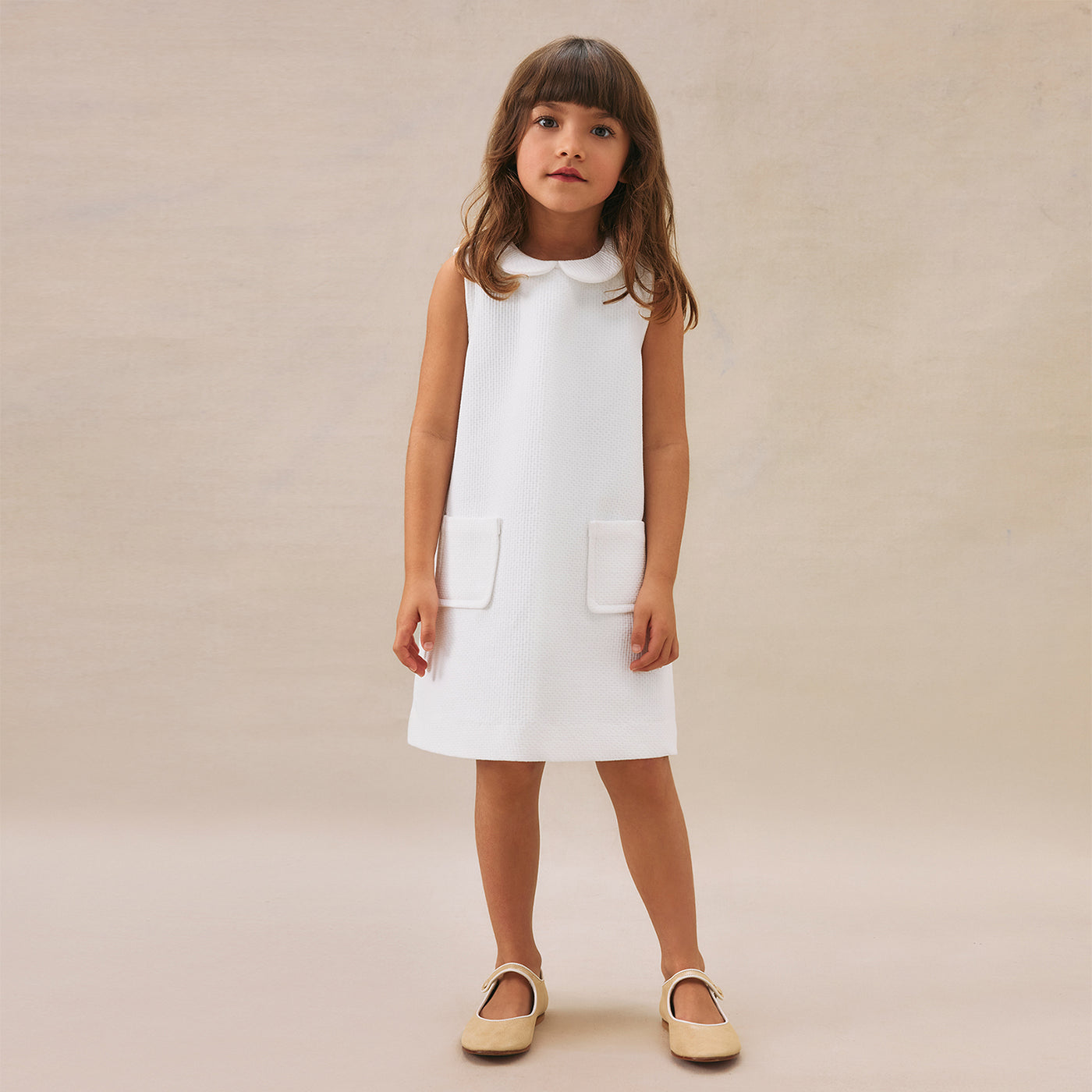 Robe Evangeline en piqué de coton