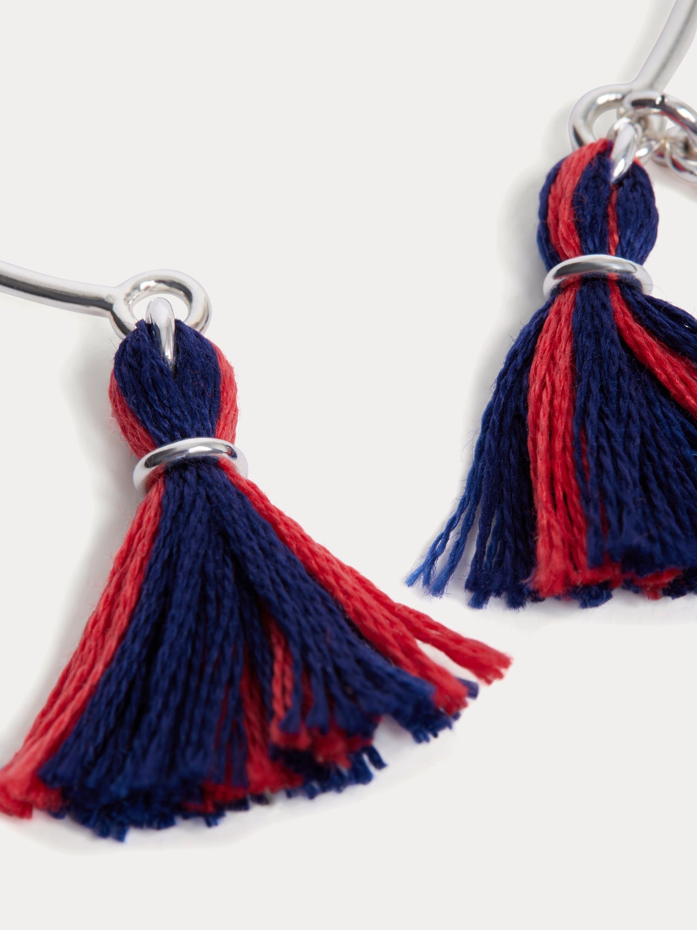 Bracelet jonc en argent Pompon
