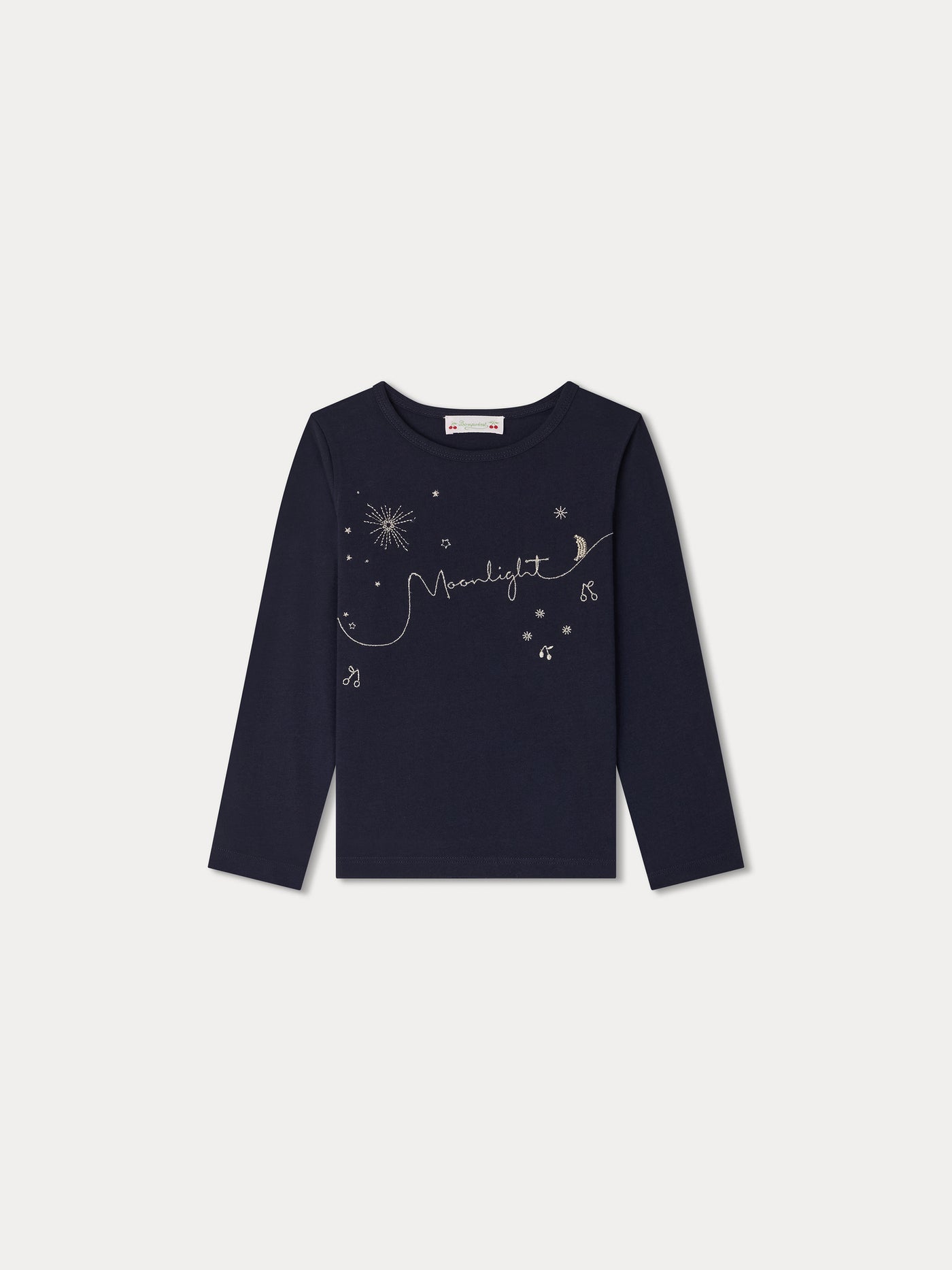 T-shirt Tidjiane à broderies étoiles