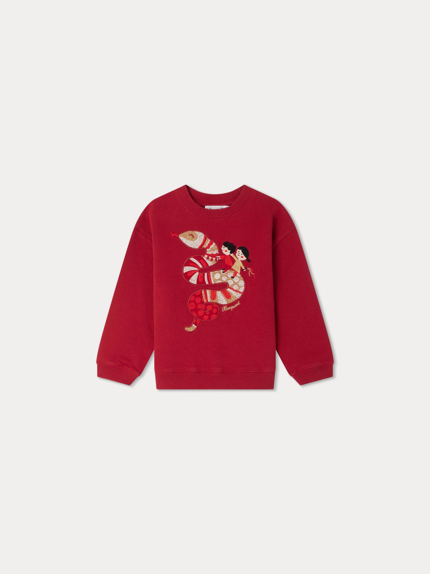 Sweatshirt Tonino avec broderie serpent