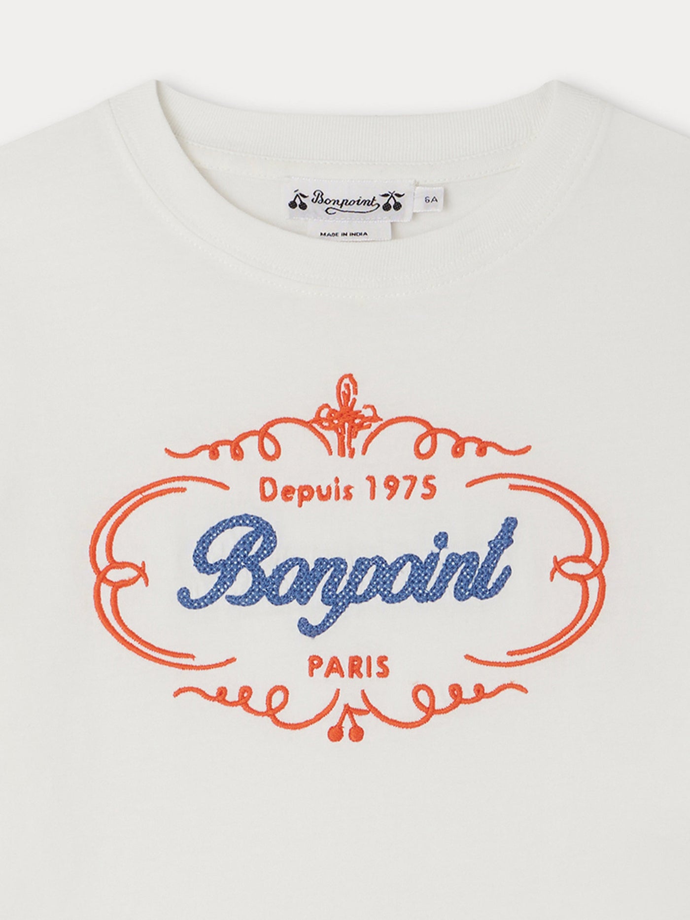 T-shirt Thibald avec logo Bonpoint