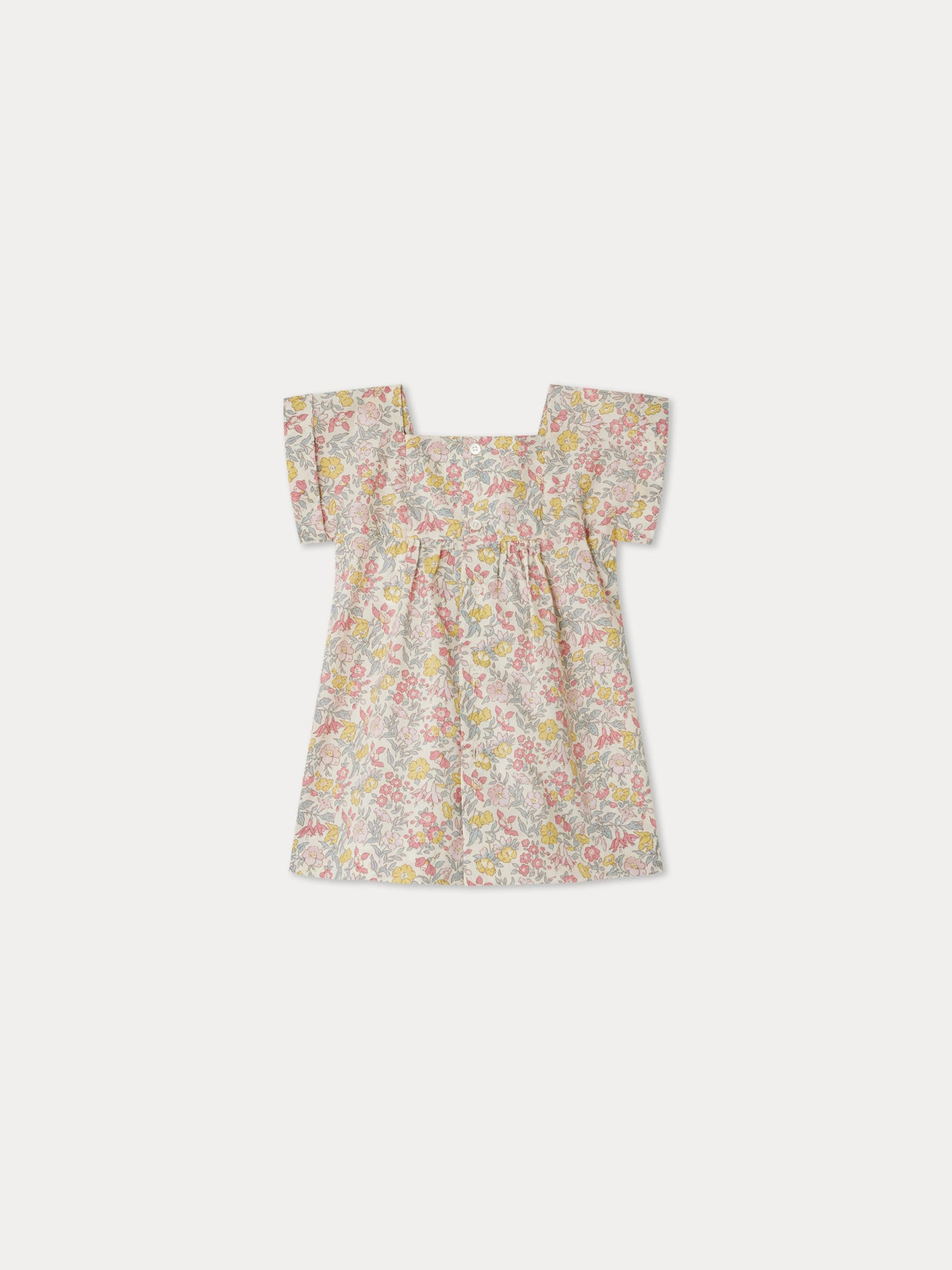 Robe Pais smockée en tissu Liberty