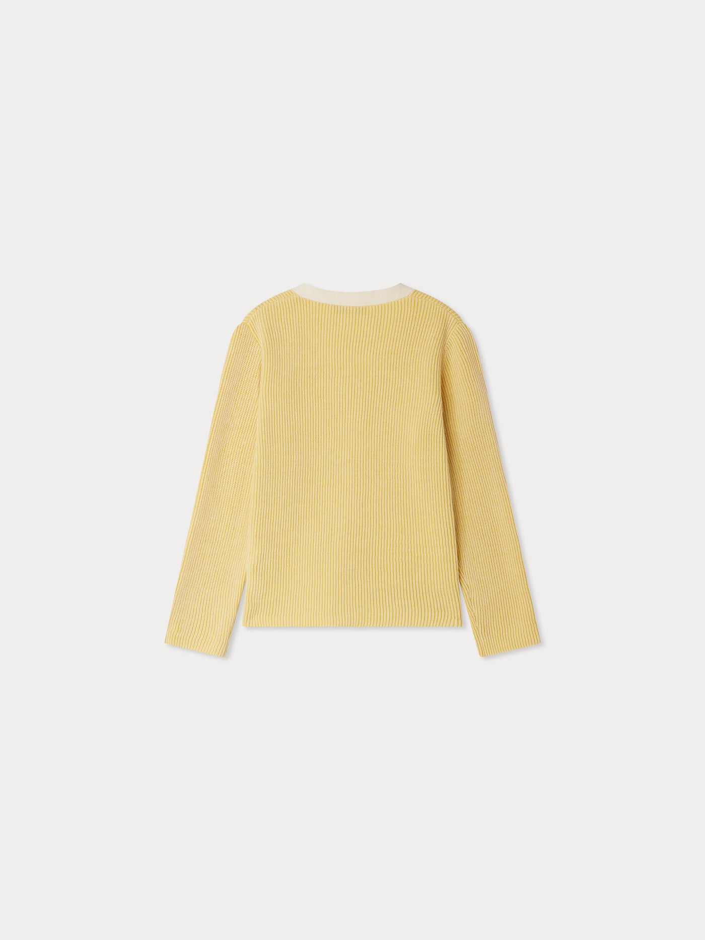 Cardigan Albert brodé à côtes