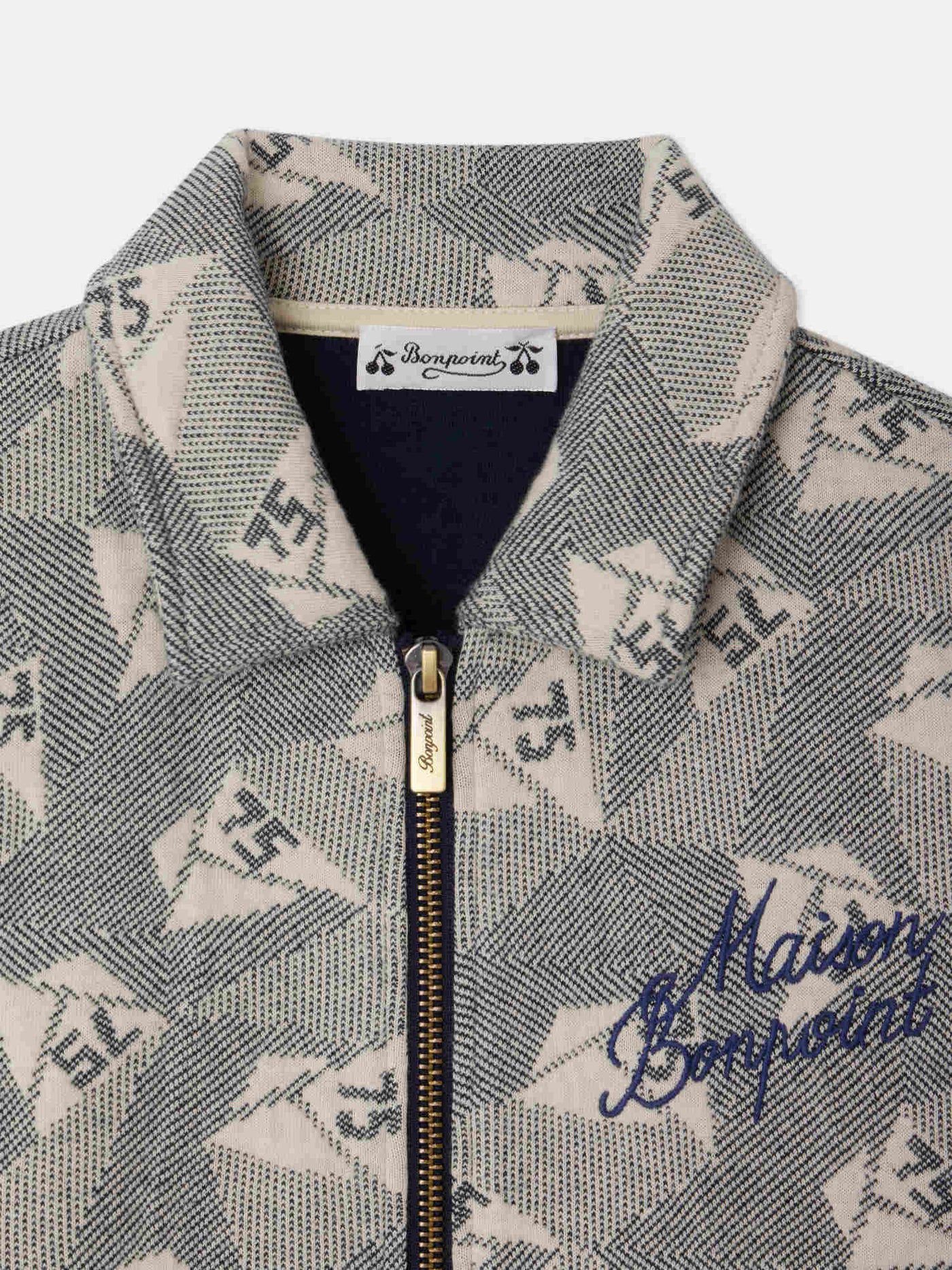 Veste Emeric en molleton jacquard