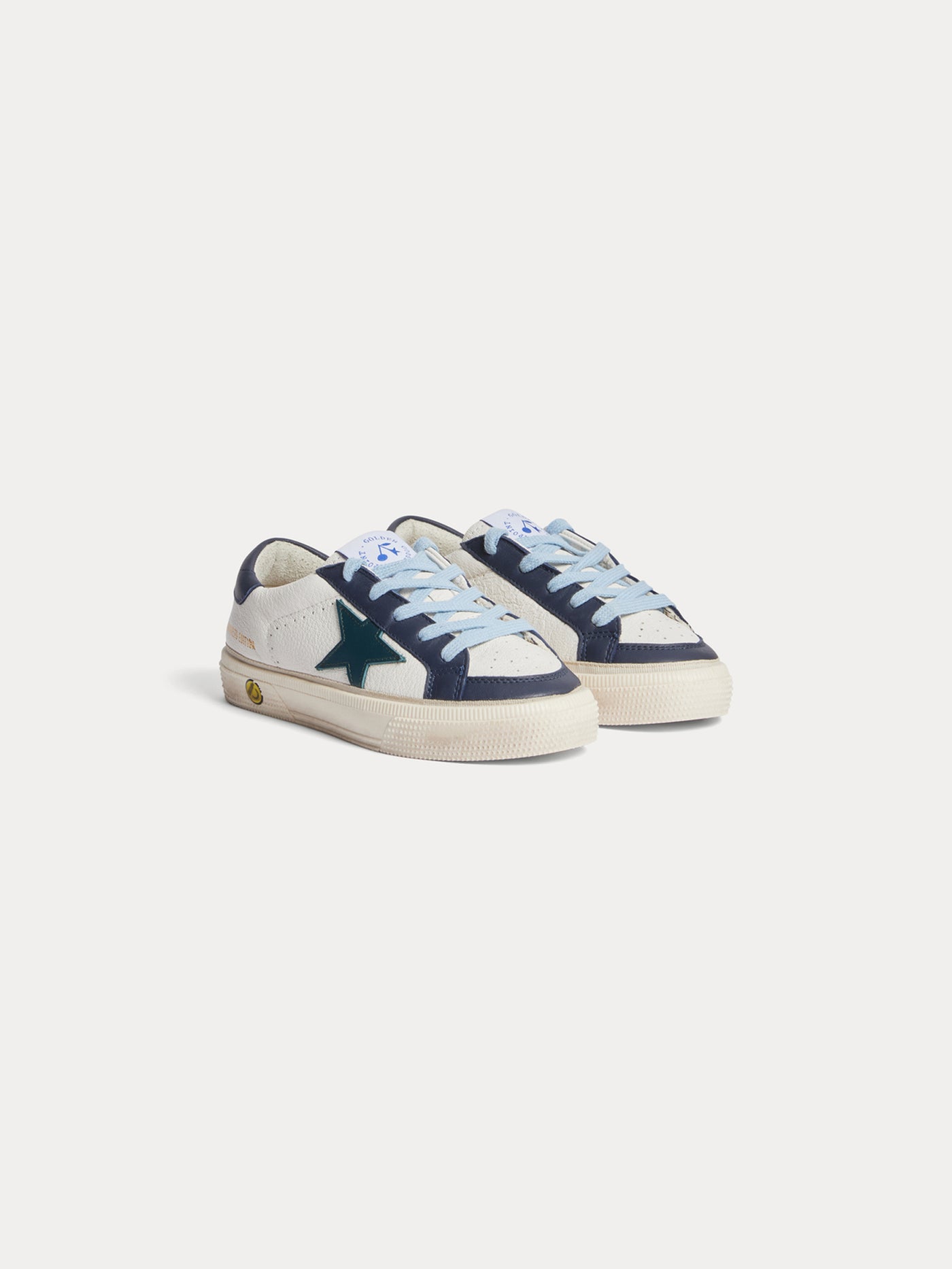 Bonpoint x Golden Goose baskets May bleues pour enfants