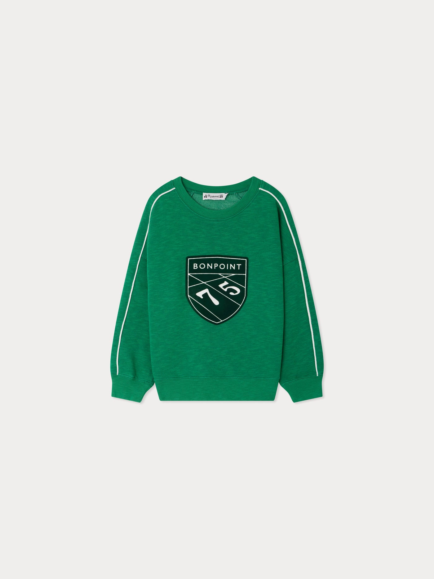 Sweatshirt Eton flocké en molleton