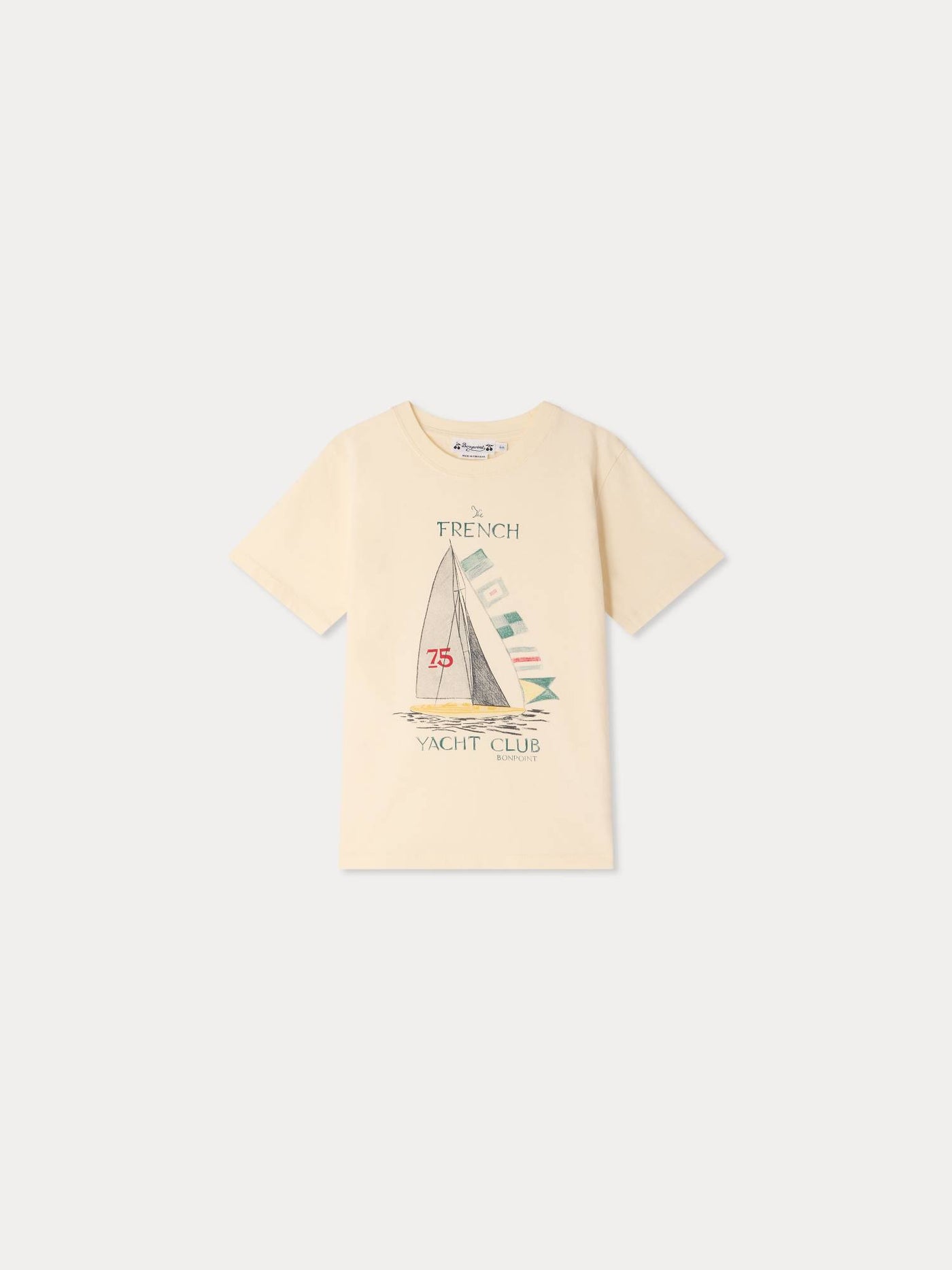 T-shirt Thibald imprimé Yacht Club en coton biologique