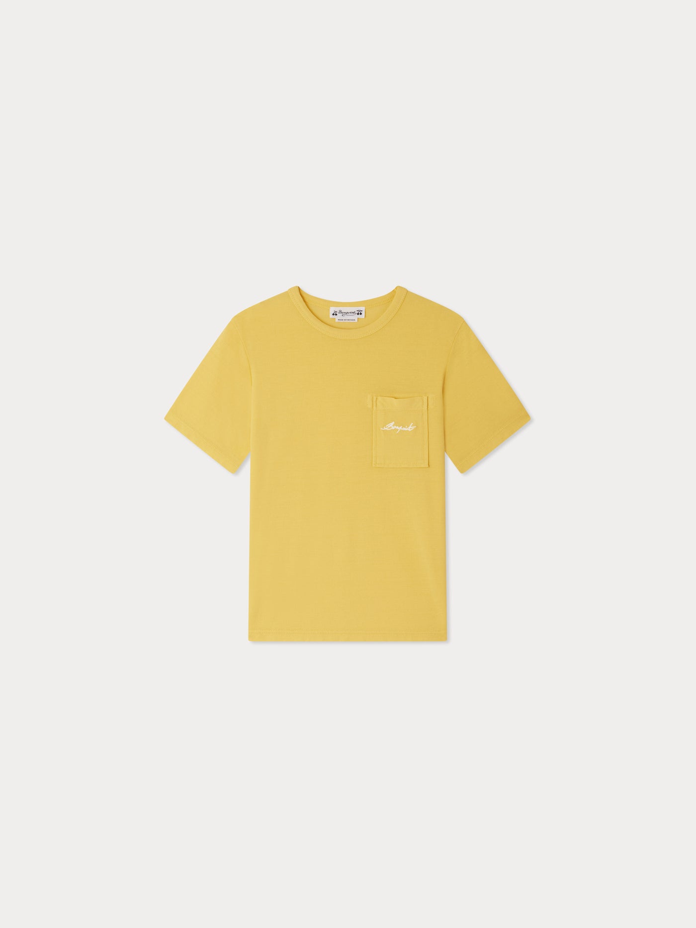 T-shirt Elrador brodé jaune