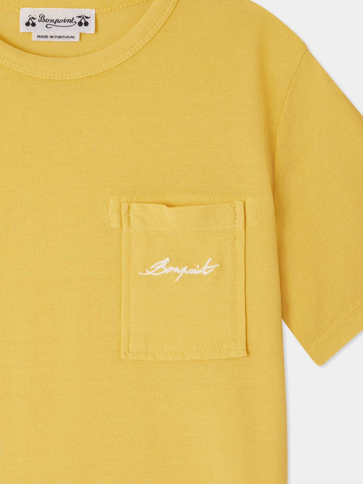 T-shirt Elrador brodé jaune