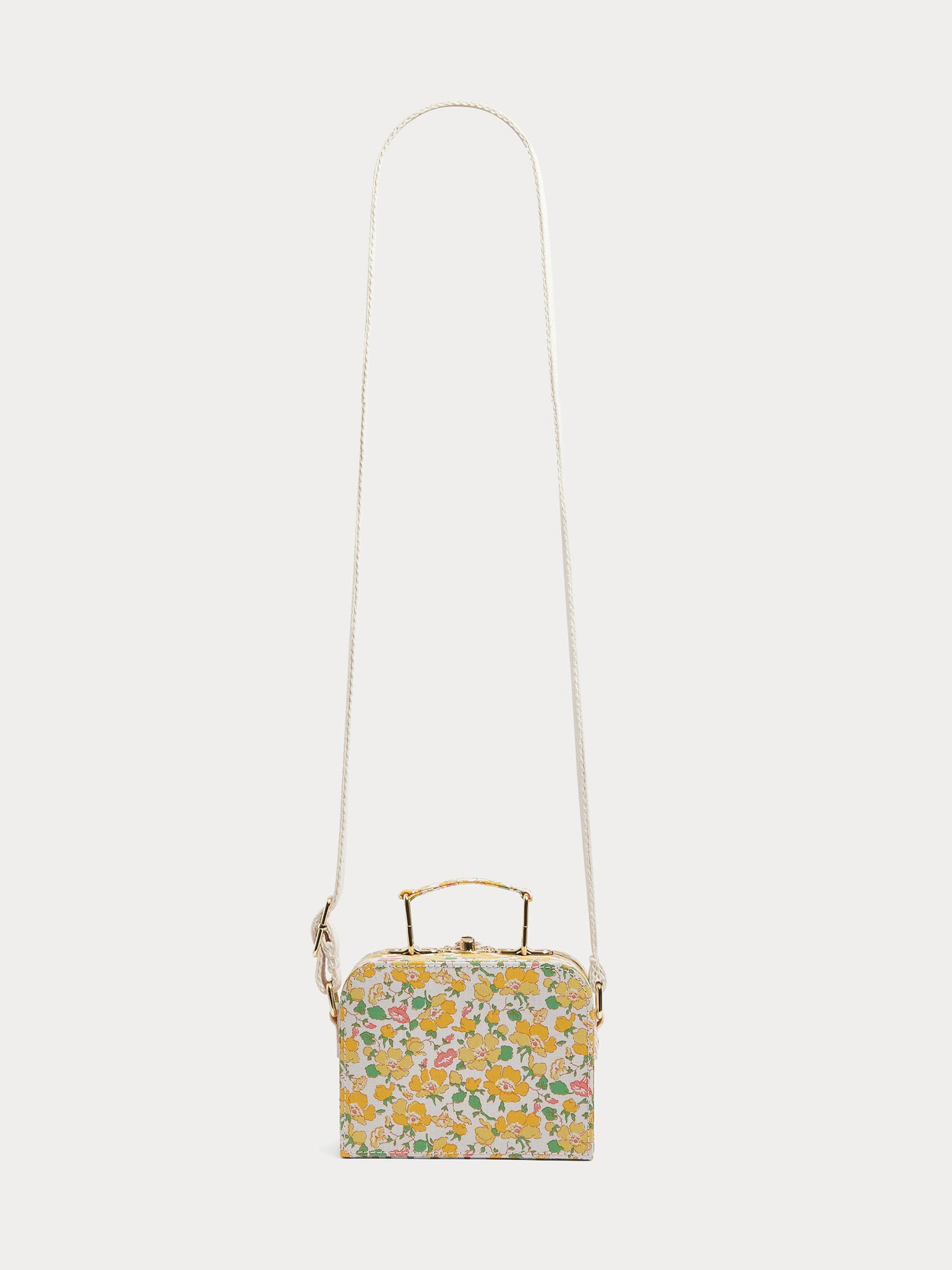 Sac valisette Aimane à bandoulière en tissu Liberty