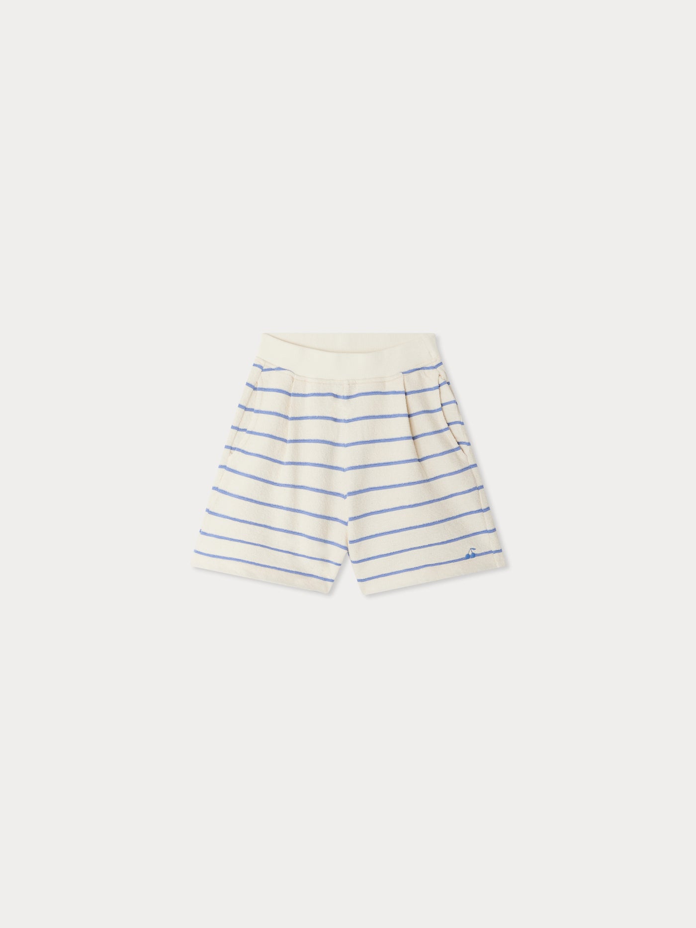 Short Cornelia rayé en molleton