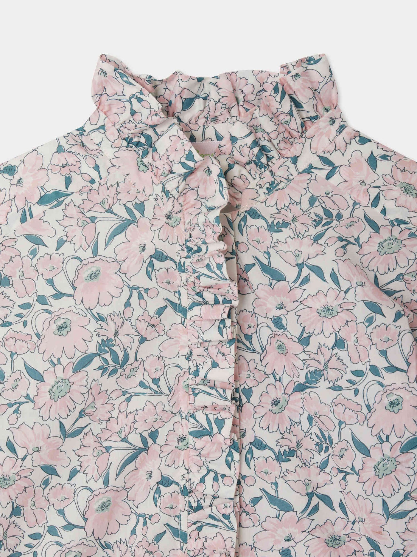 Blouse Cindy à volants en tissu Liberty