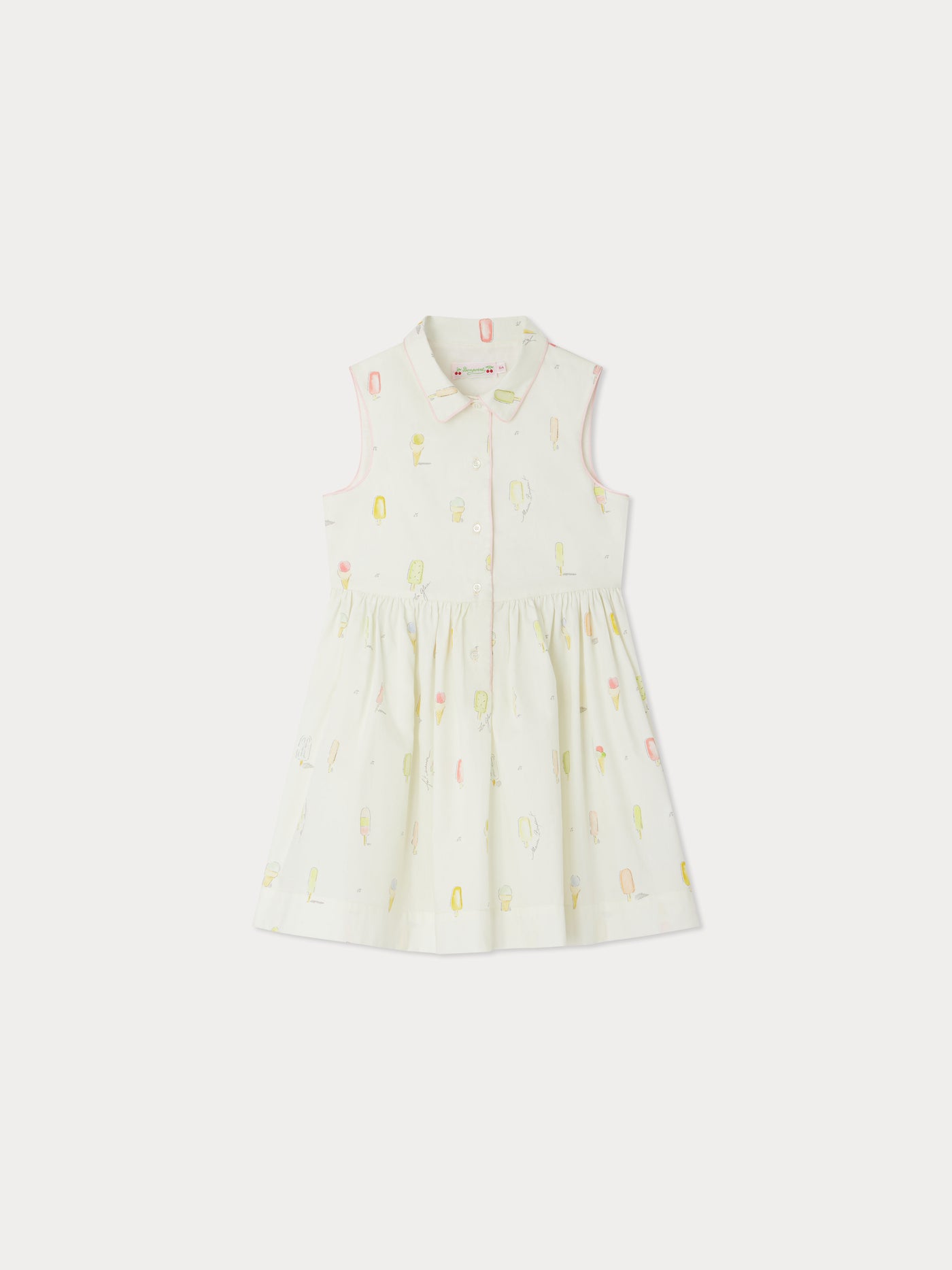 Robe Anne sans manches à imprimé glaces