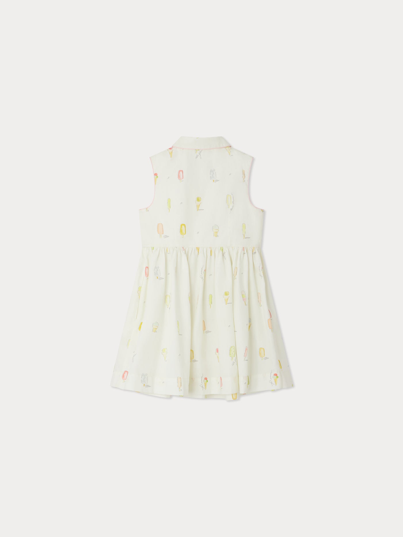 Robe Anne sans manches à imprimé glaces