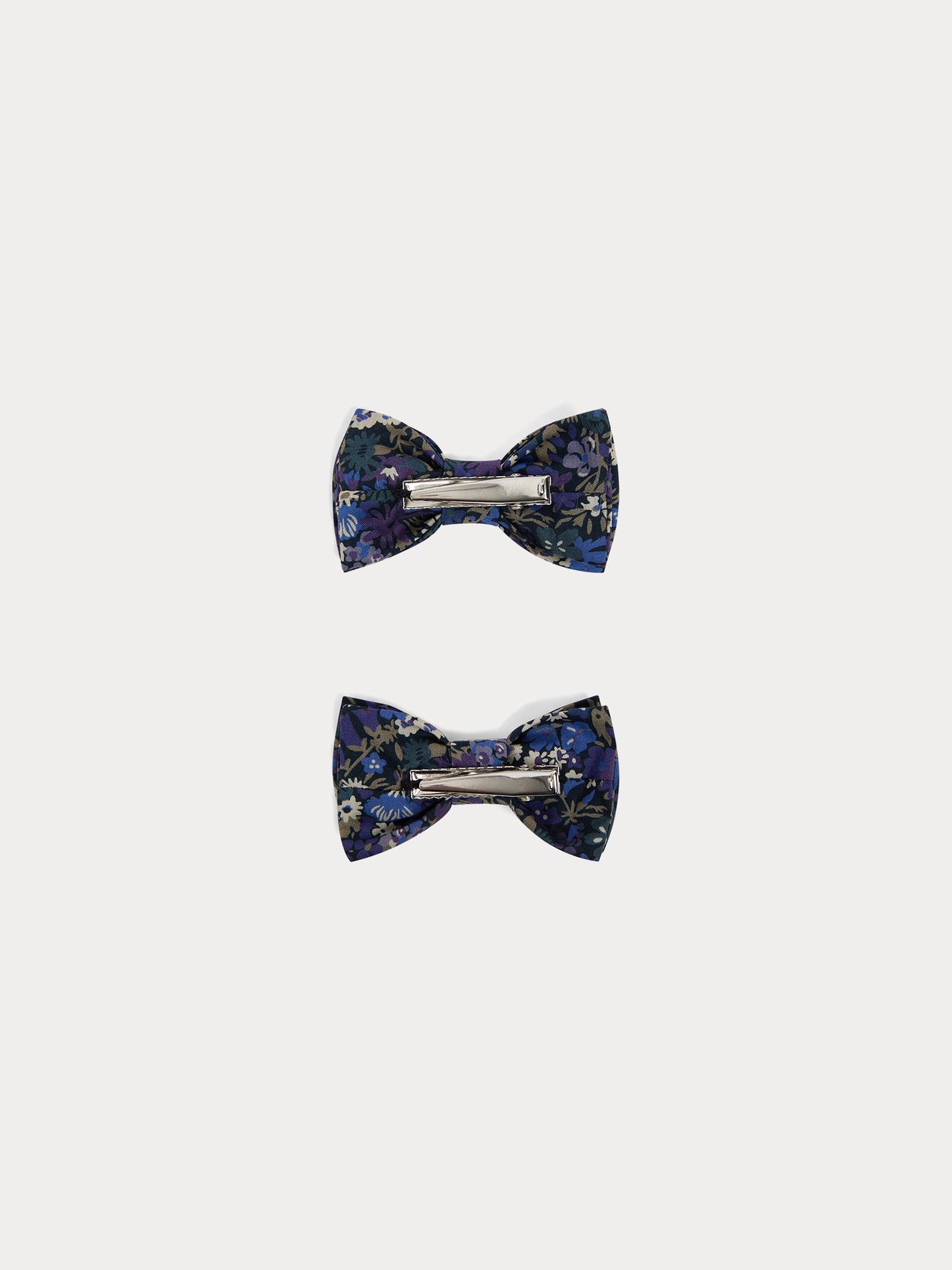 Barrettes Tutu en tissu Liberty bleu