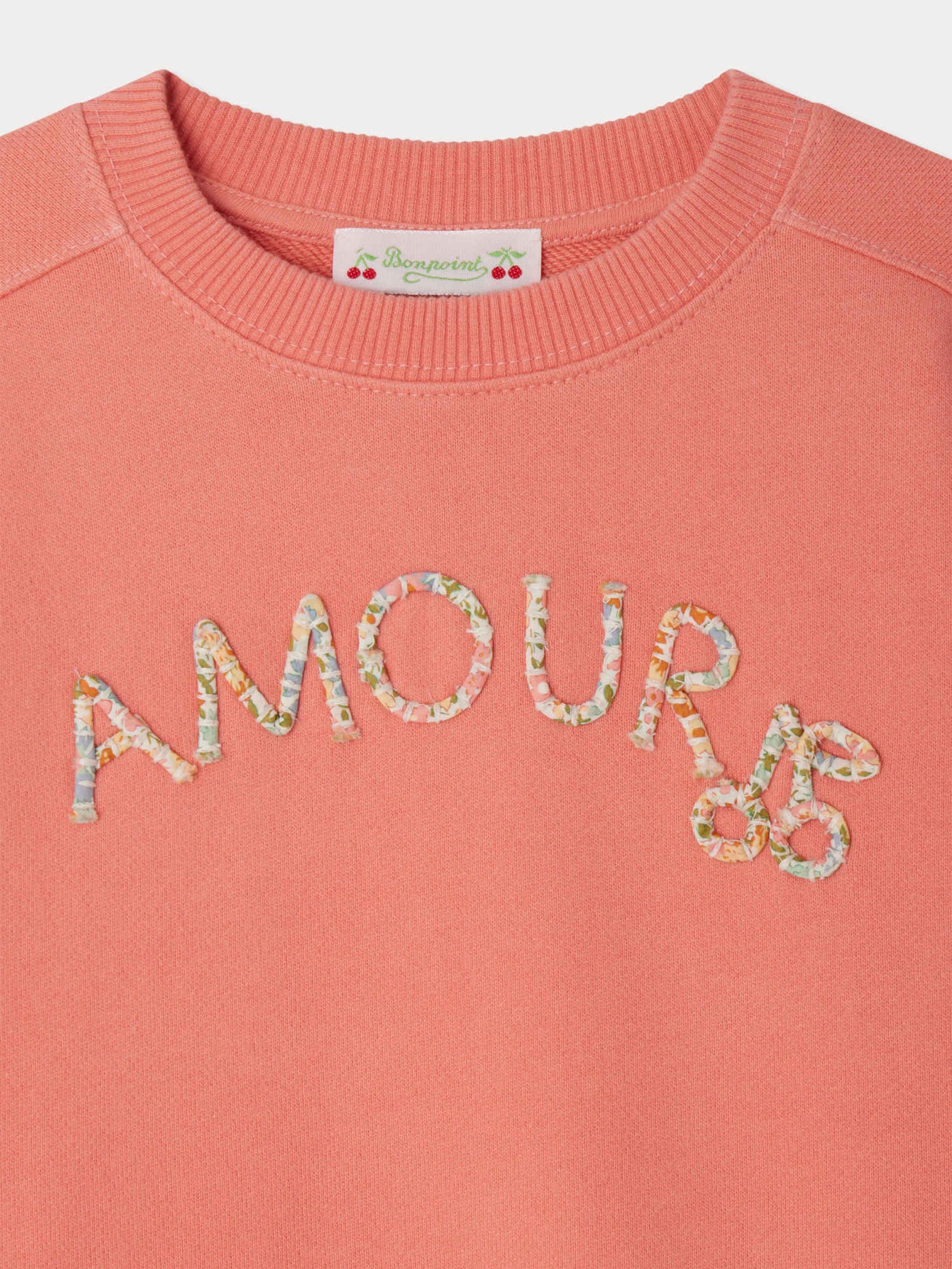 Sweatshirt Gena en molleton brodé Amour