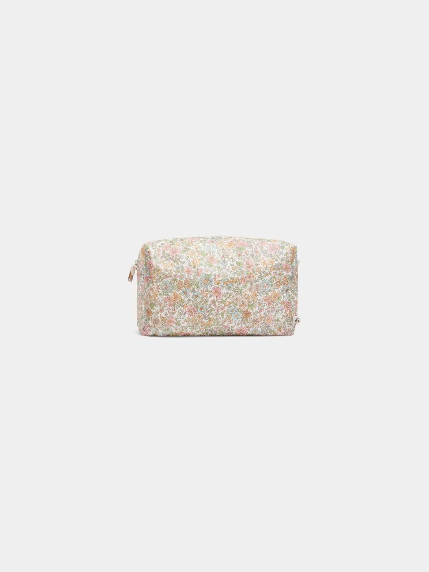 Trousse enduite en tissu Liberty rose