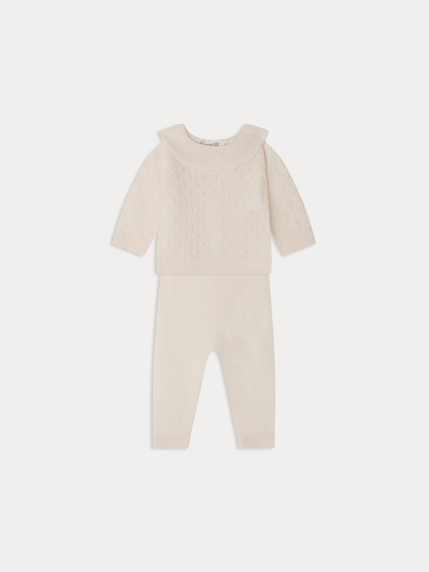 Ensemble Anisa en laine à col