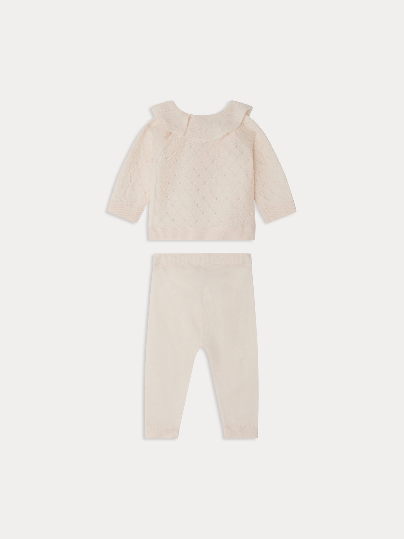 Ensemble Anisa en laine à col