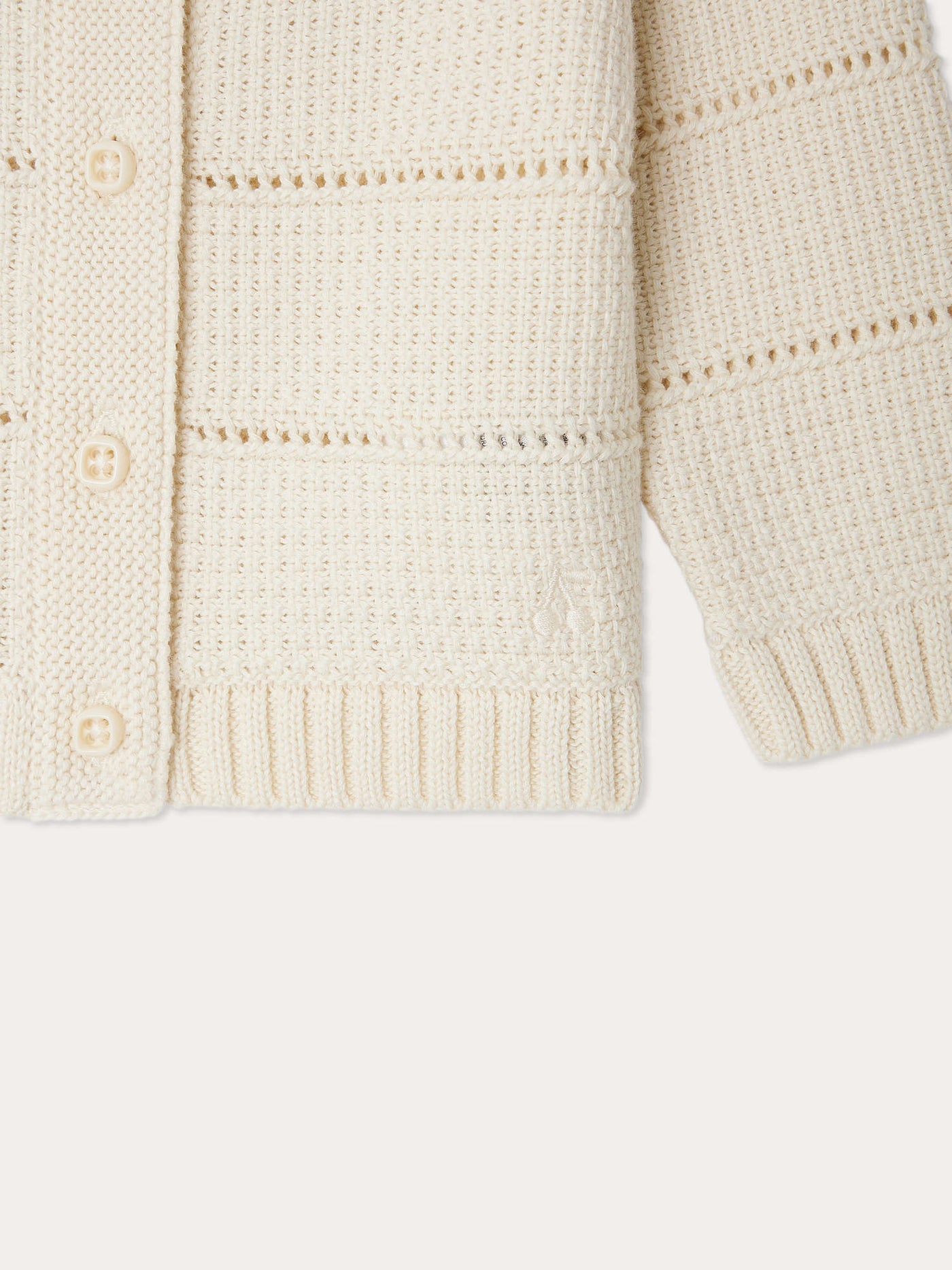 Cardigan Elina en coton ajouré
