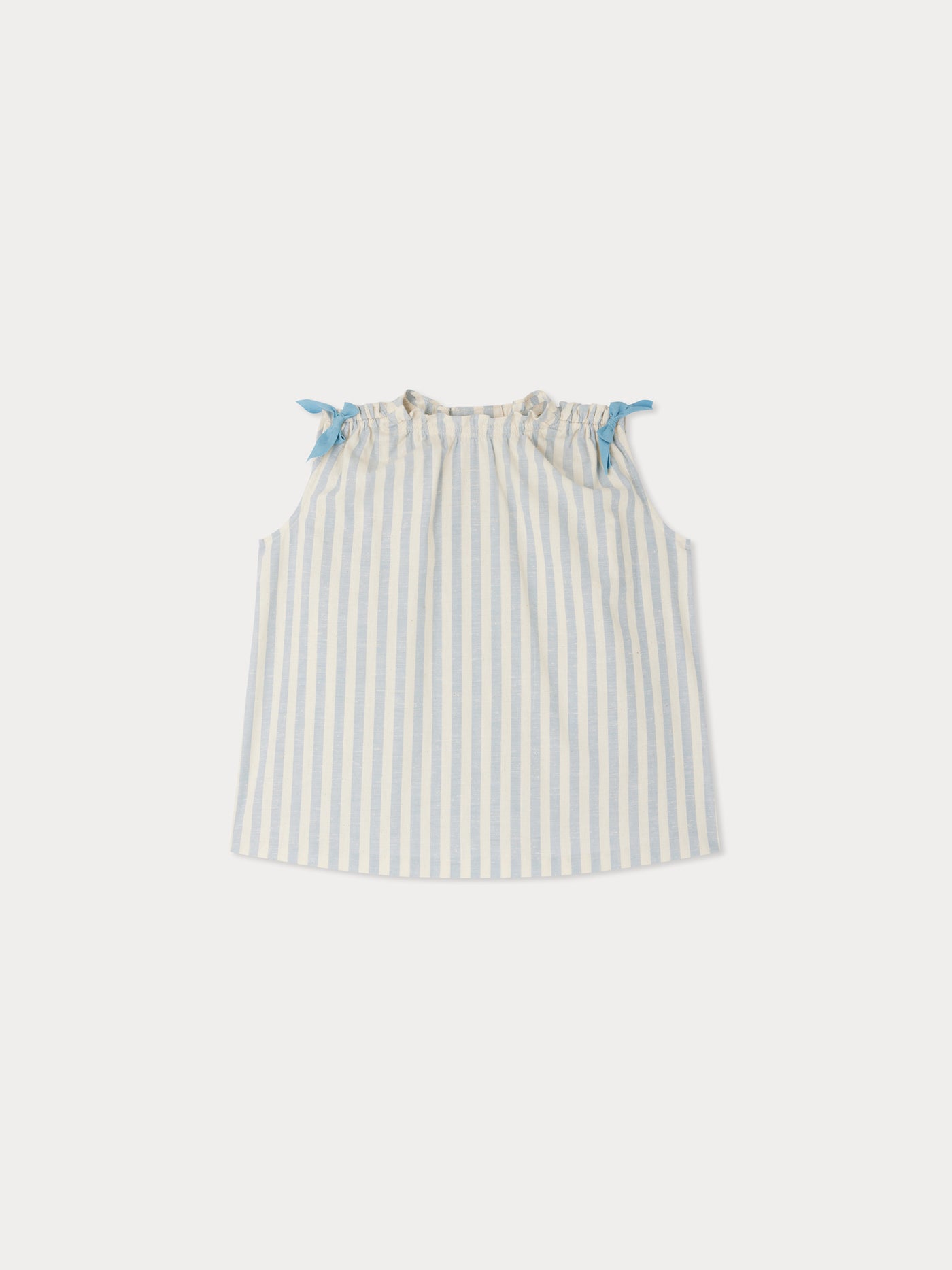 Robe Elvia rayée à nœuds