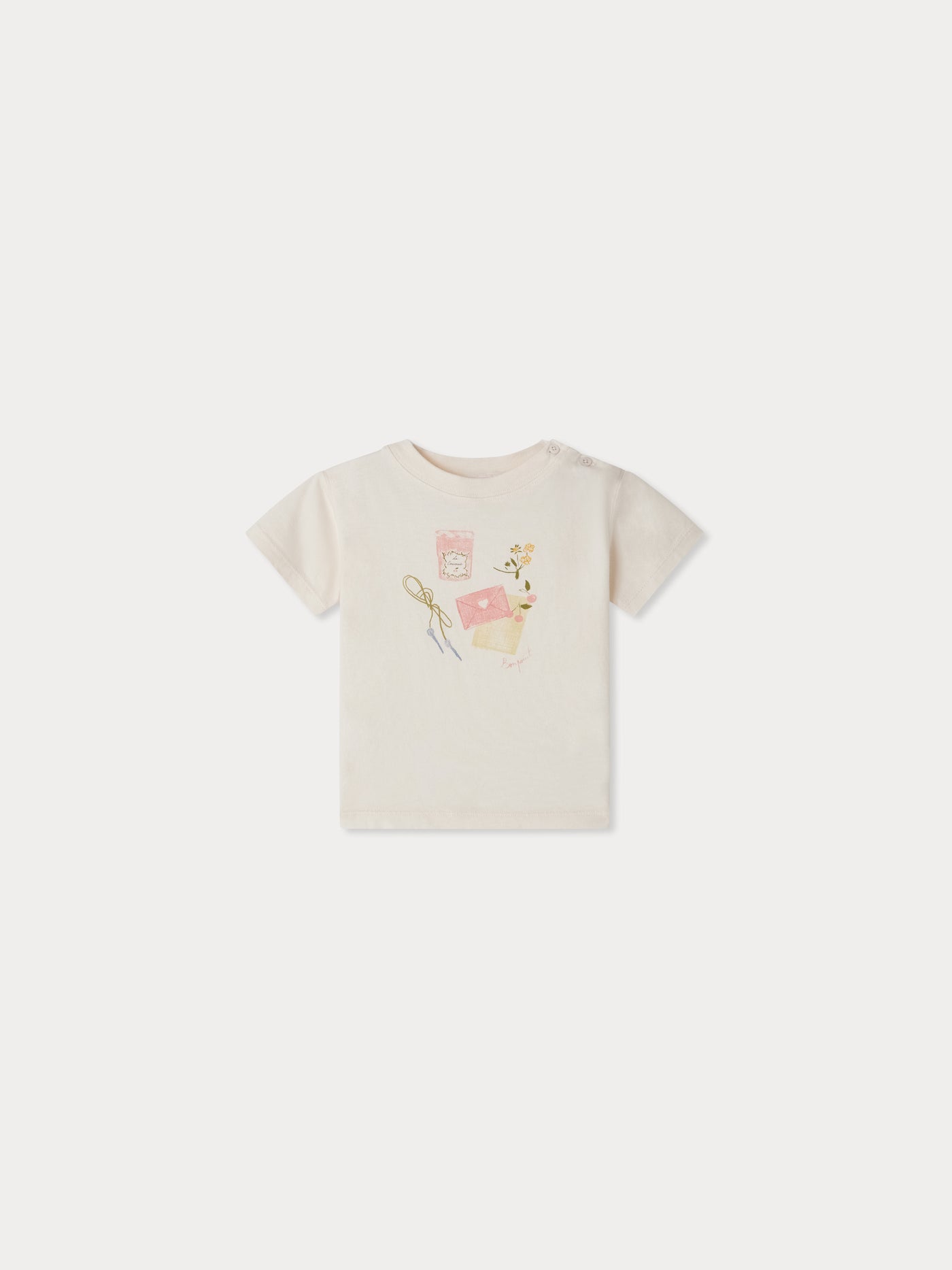 T-shirt Dom à imprimé confiture en coton biologique
