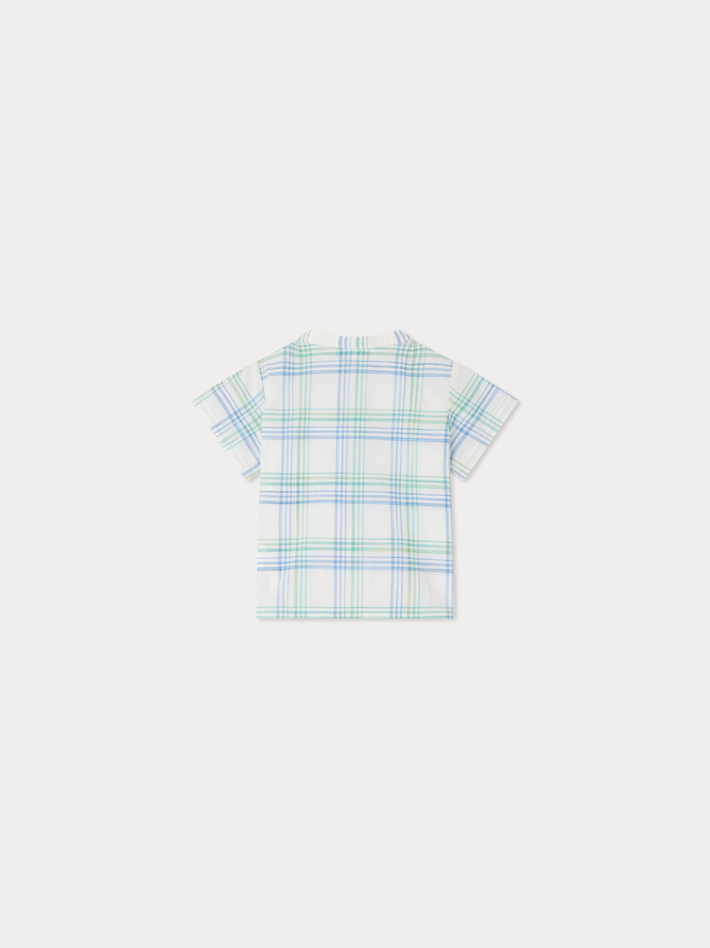 Chemise Cesari à carreaux bleue