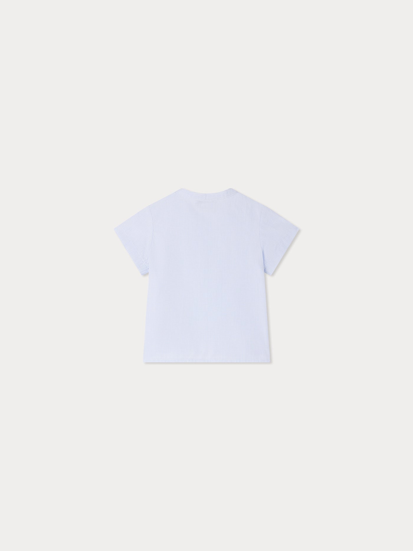 Chemise Cesari en coton à carreaux bleus