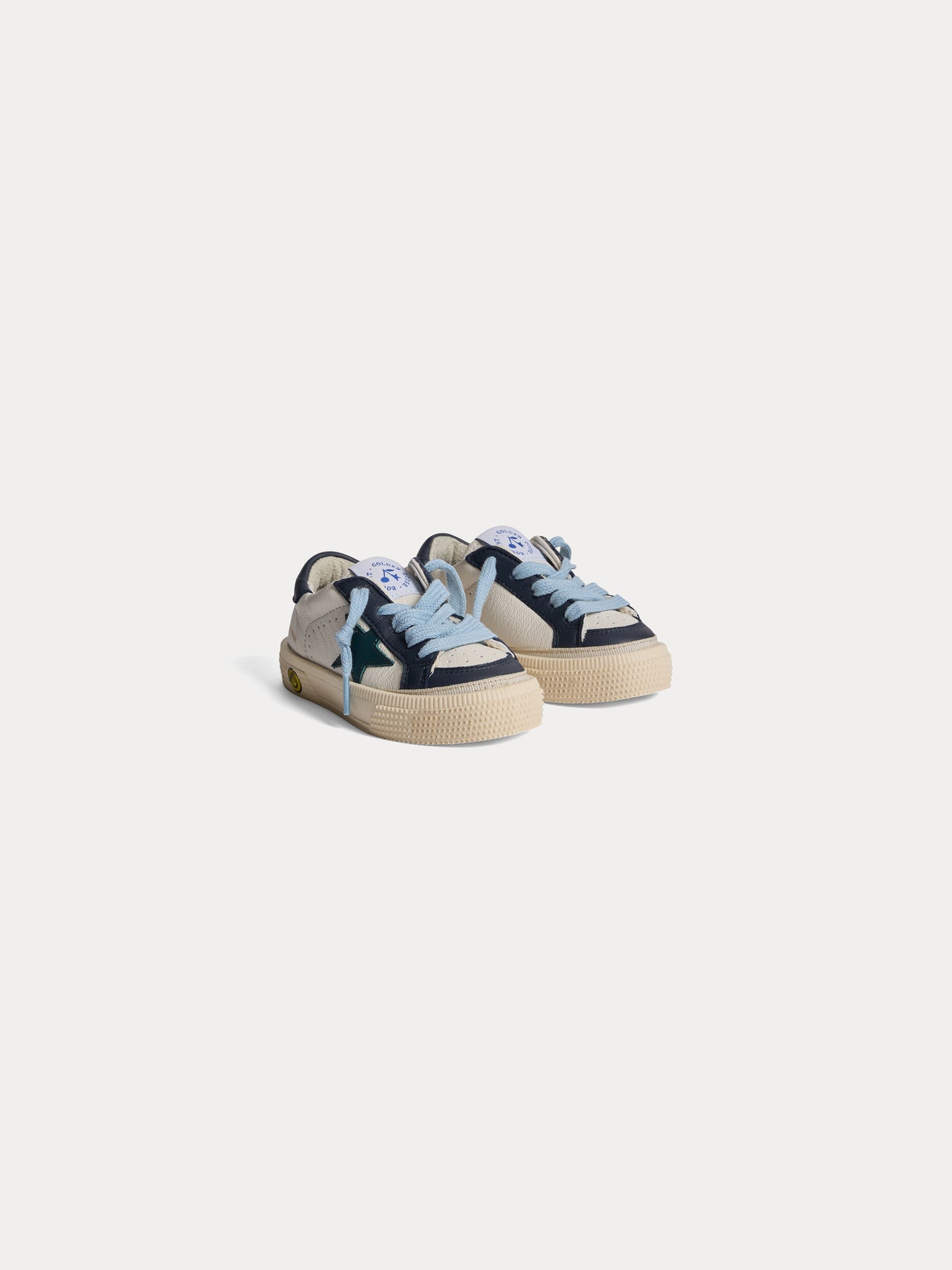 Bonpoint x Golden Goose baskets bleues pour bébés