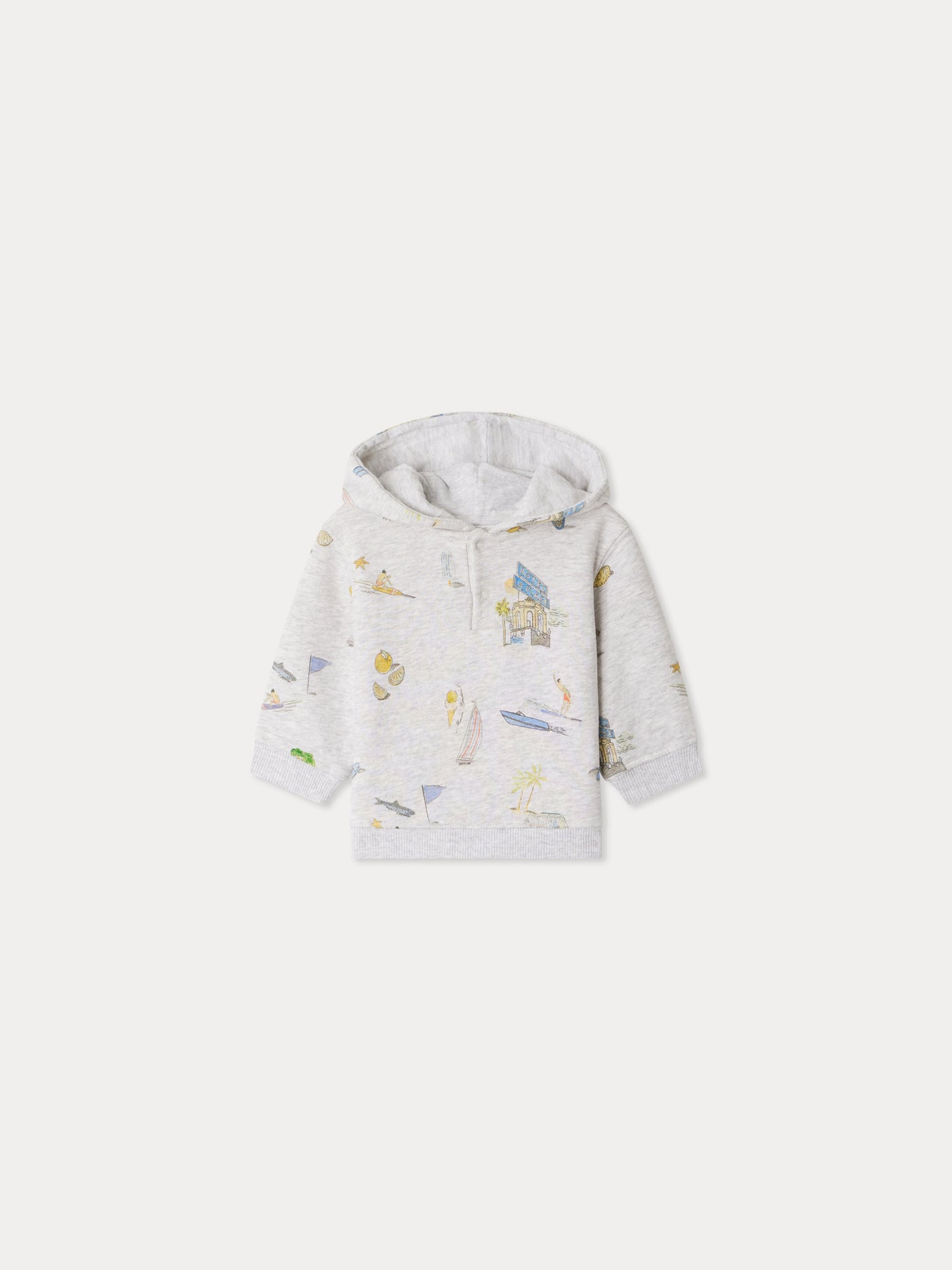 Sweatshirt Cody à capuche imprimé surfeur