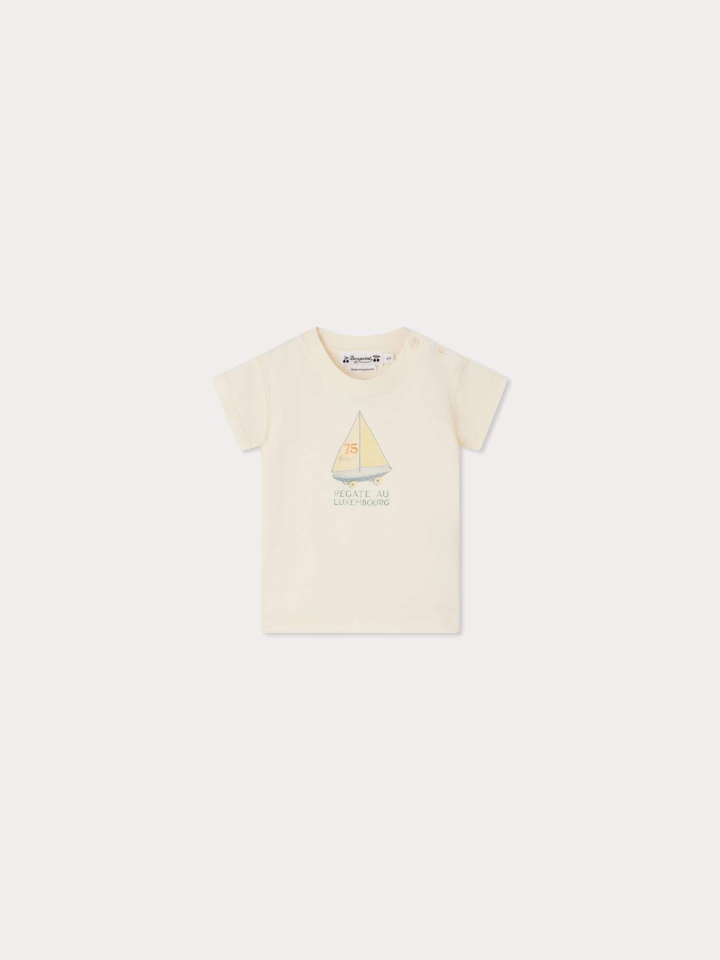 T-shirt Tom imprimé Régate en coton biologique