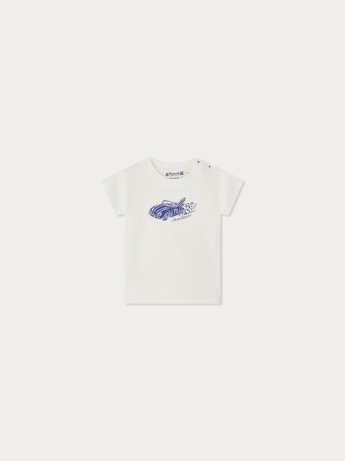 T-shirt Tom à imprimé voiture en coton biologique